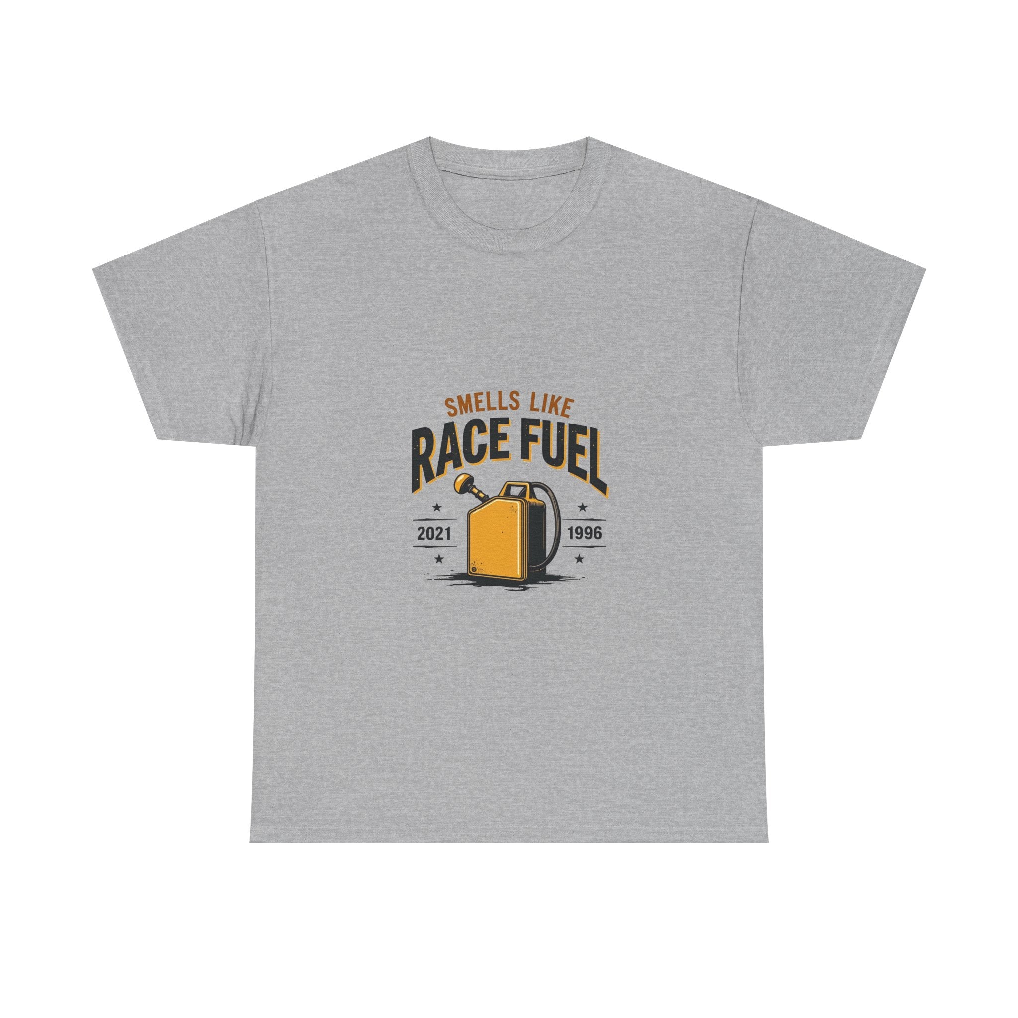 'Smells Like Race Fuel' Vintage Gas Can Racing T-Shirt