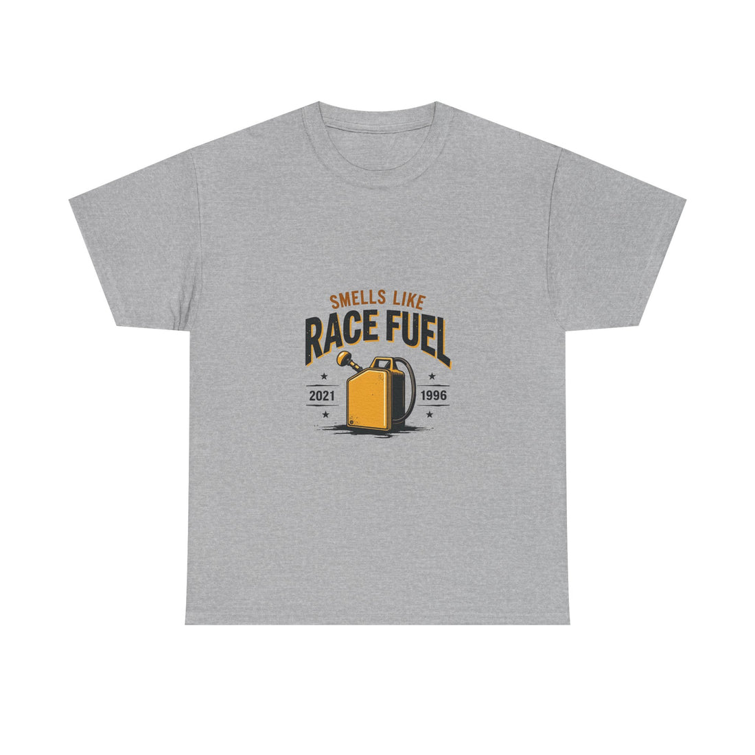 'Smells Like Race Fuel' Vintage Gas Can Racing T-Shirt