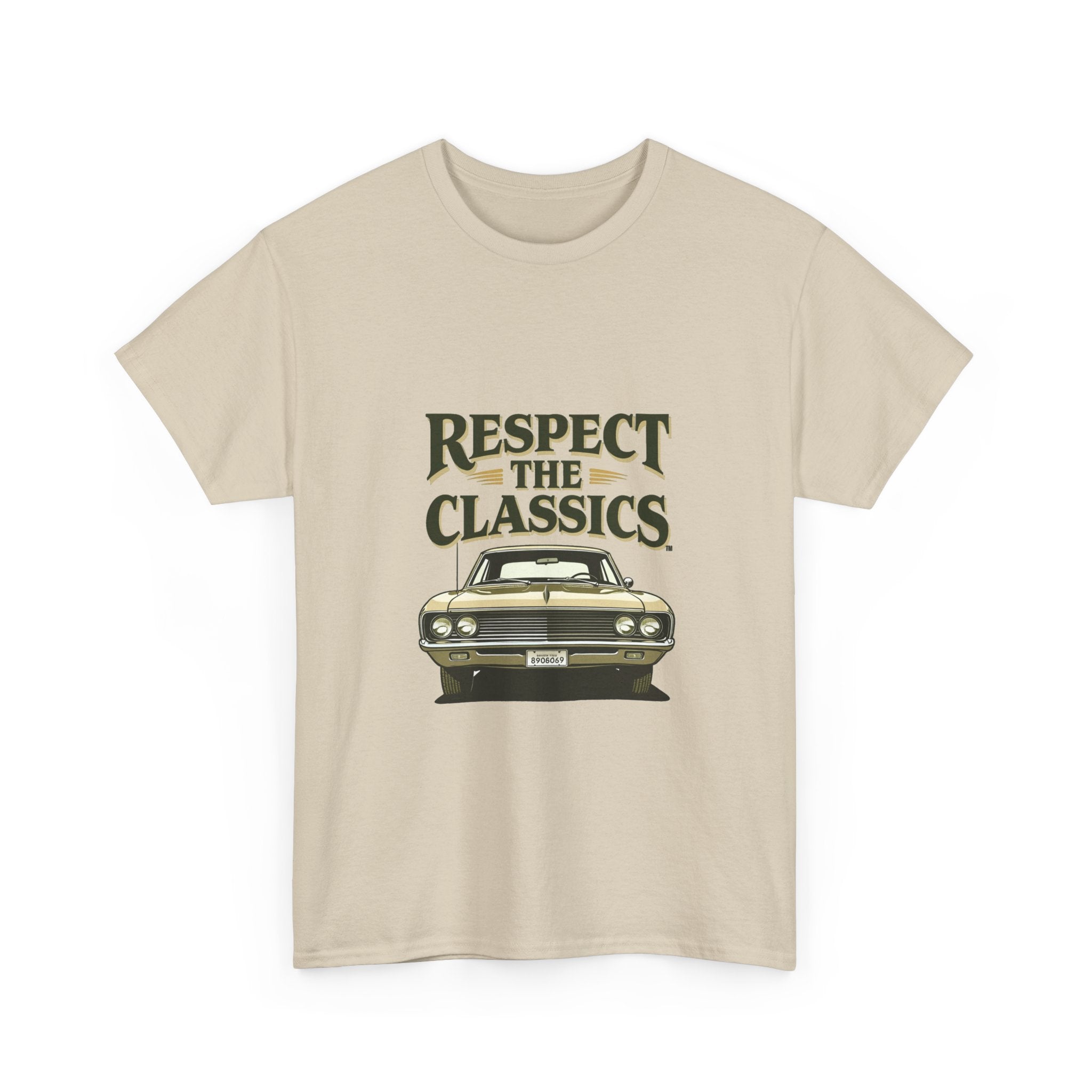 'Respect the Classics' Vintage Muscle Car Graphic T-Shirt