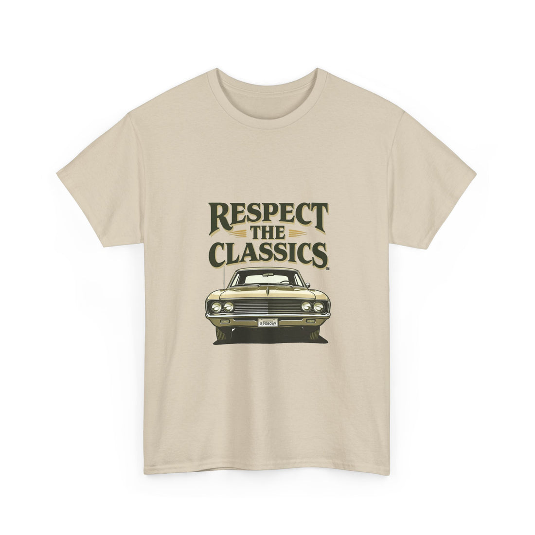 'Respect the Classics' Vintage Muscle Car Graphic T-Shirt