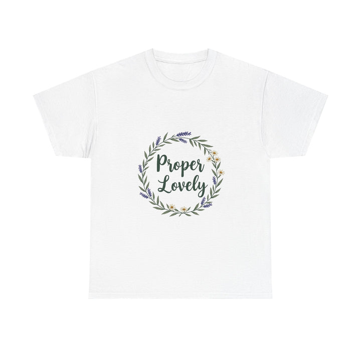 'Proper Lovely' Floral T-Shirt