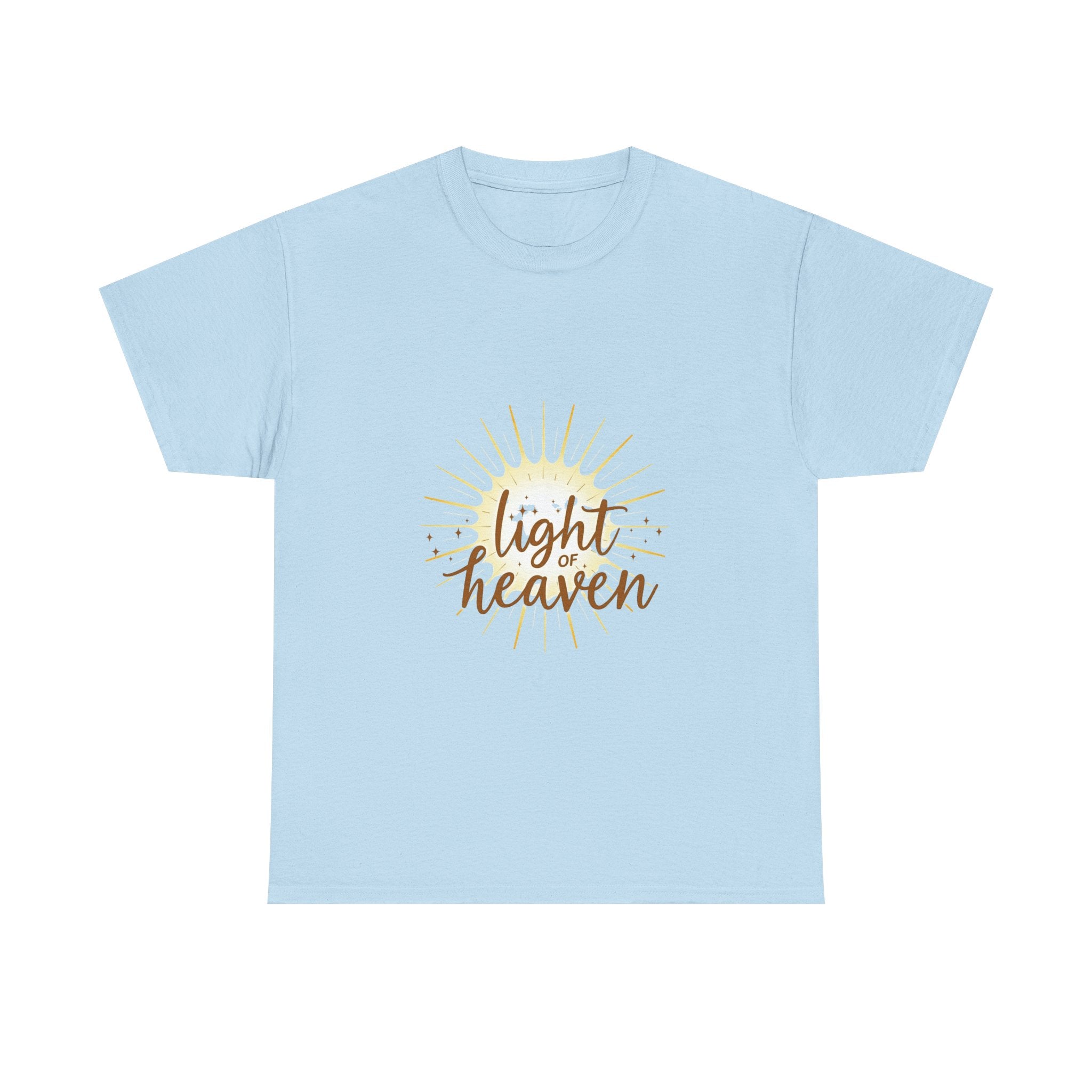'Light of Heaven' Inspirational Sunburst Christian T-Shirt