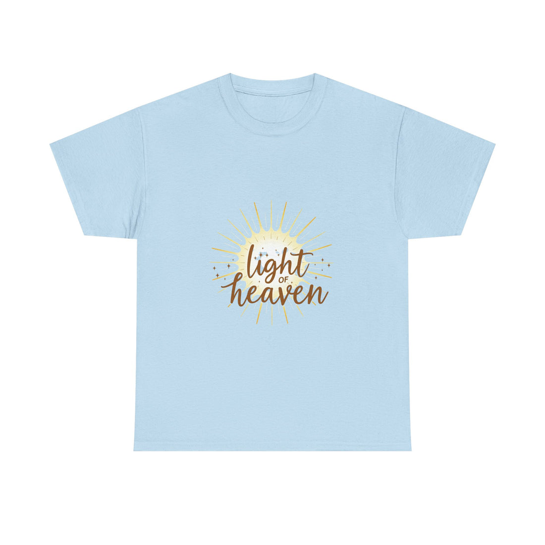 'Light of Heaven' Inspirational Sunburst Christian T-Shirt