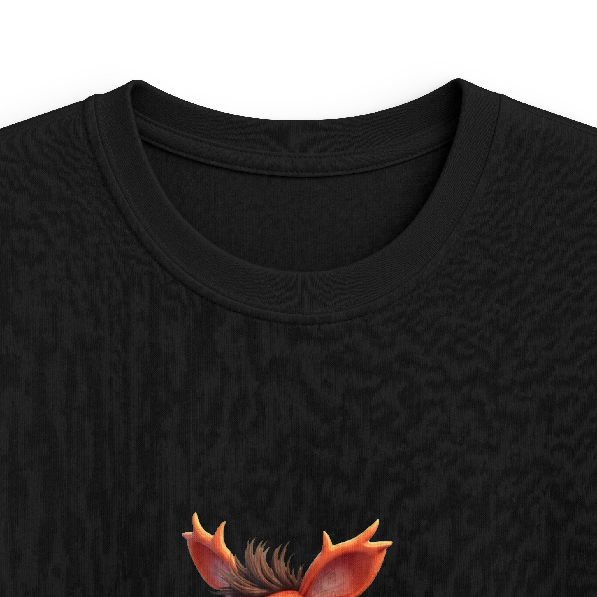Playful Orange Fantasy Monster Kids Graphic T-Shirt