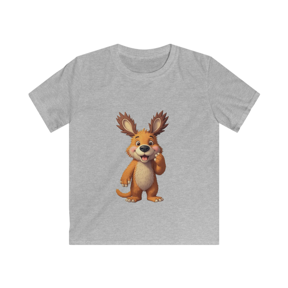Cute Floppy-Eared Rabbit Graphic T-Shirt for Children