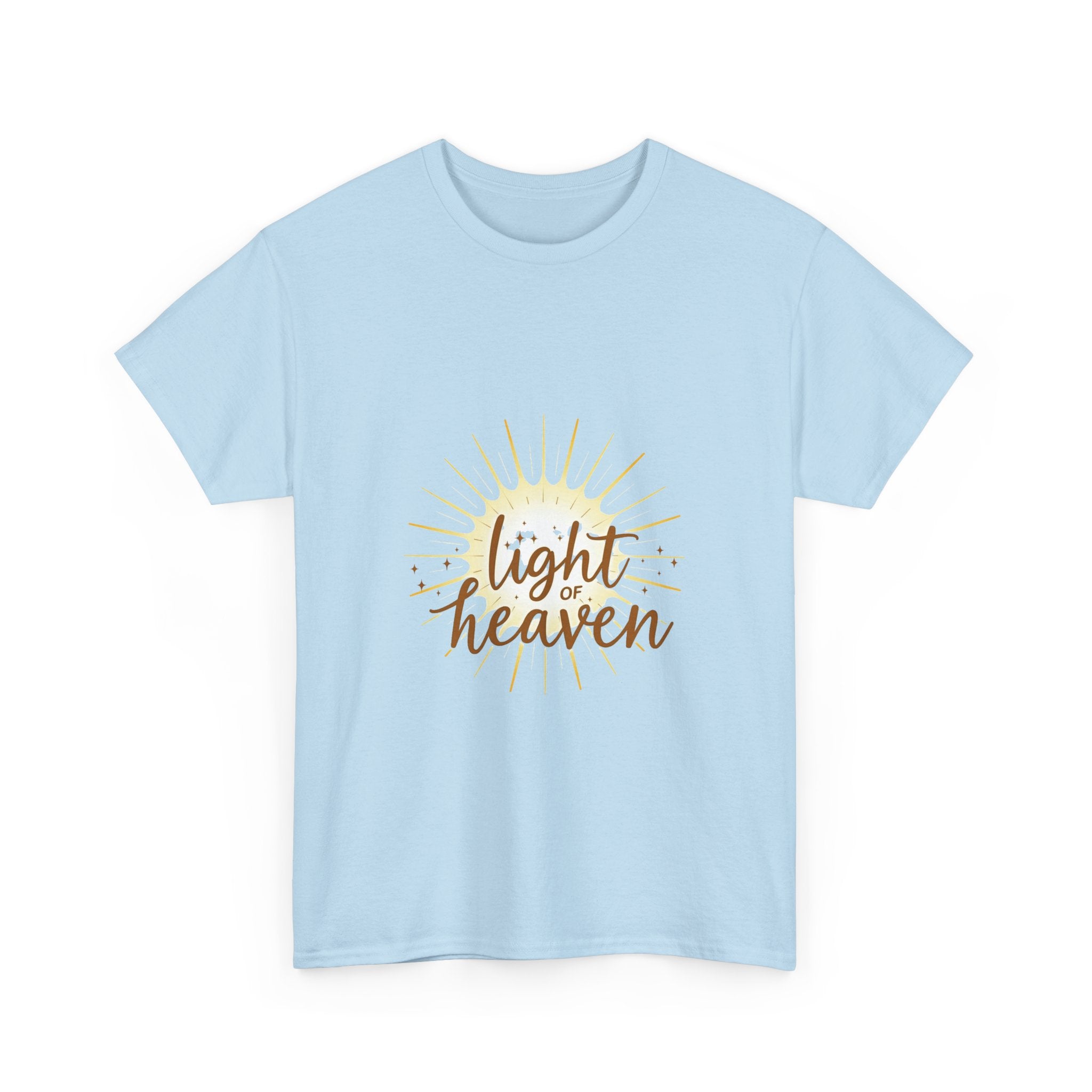 'Light of Heaven' Inspirational Sunburst Christian T-Shirt