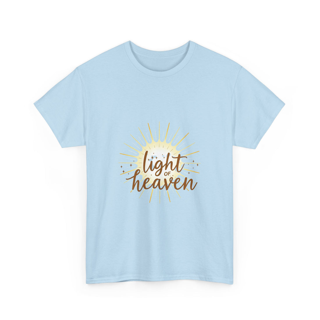 'Light of Heaven' Inspirational Sunburst Christian T-Shirt