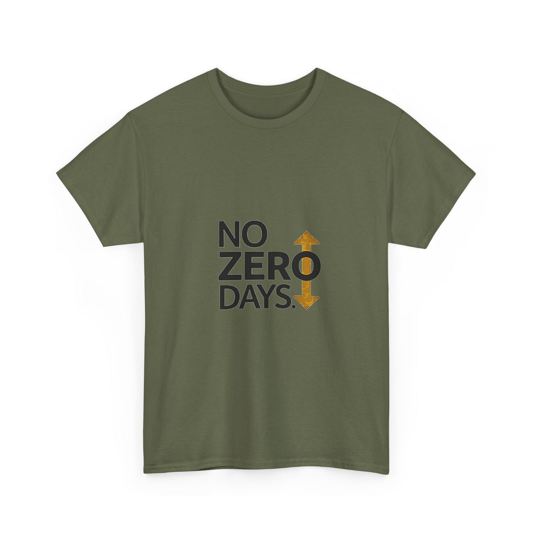 'No Zero Days' Motivational Fitness T-Shirt