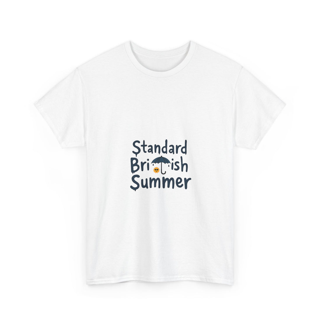 Standard British Summer Funny Sunny Puffin Graphic T-Shirt