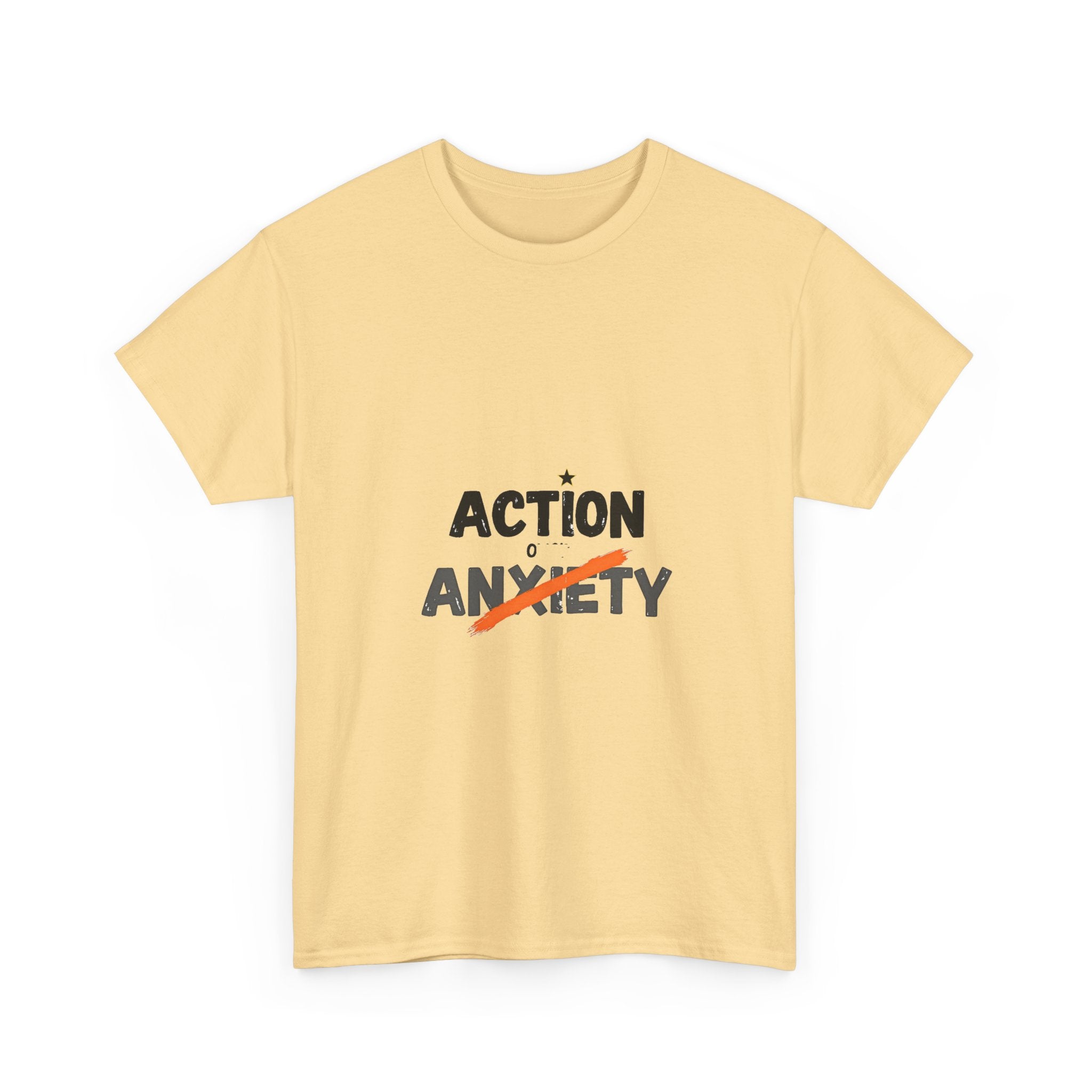 'Action Over Anxiety' Inspirational T-Shirt