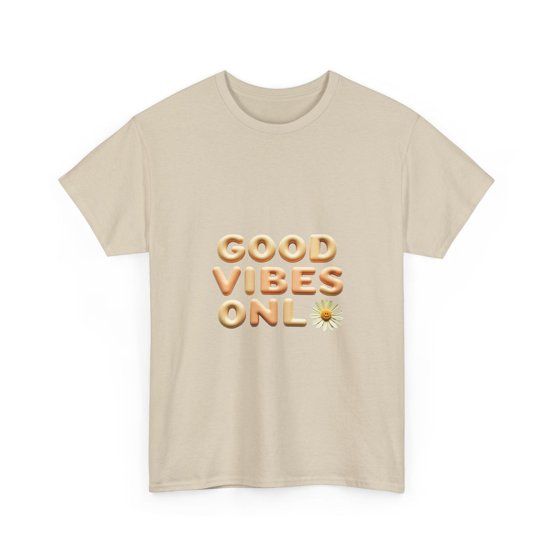 'Good Vibes Only' Cute Daisy Graphic Tee
