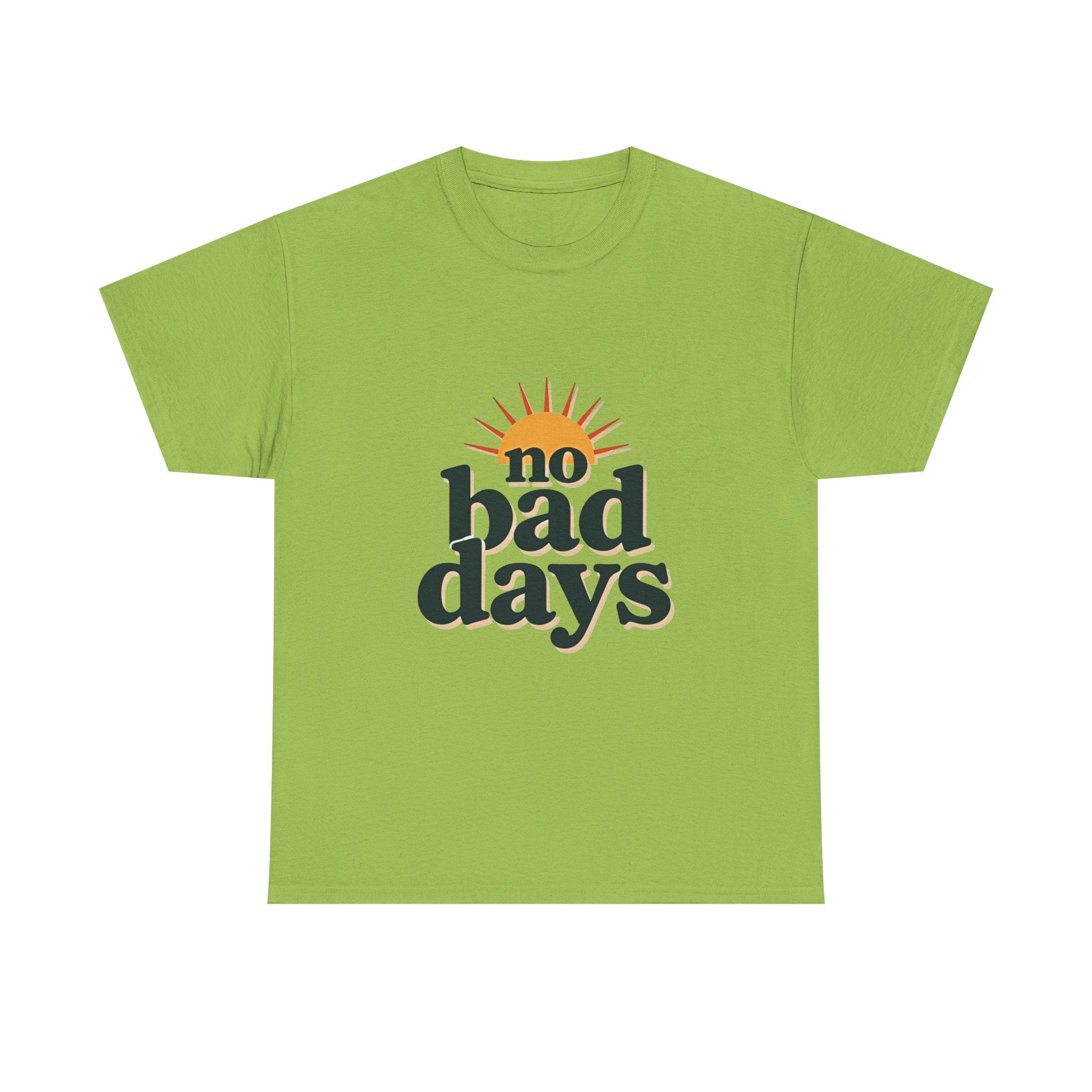 'no bad days'  Vintage Sunrise Positive Vibe T-Shirt