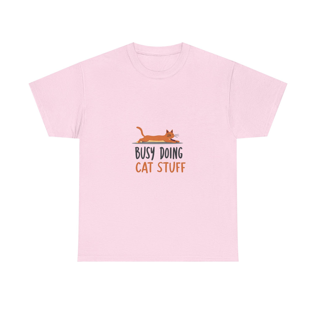 "Busy Doing Cat Stuff" Cute Cat Lover T-Shirt