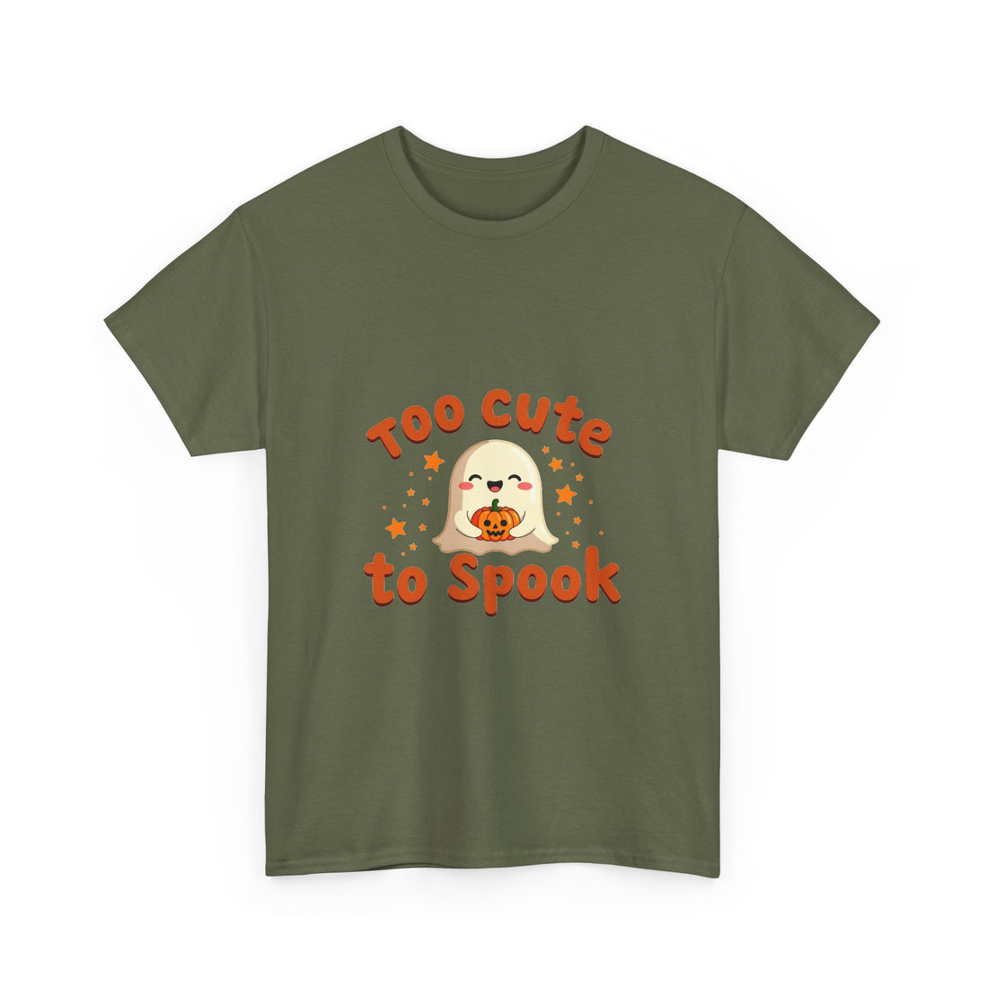 'Too Cute to Spook Ghost' Halloween T-Shirt