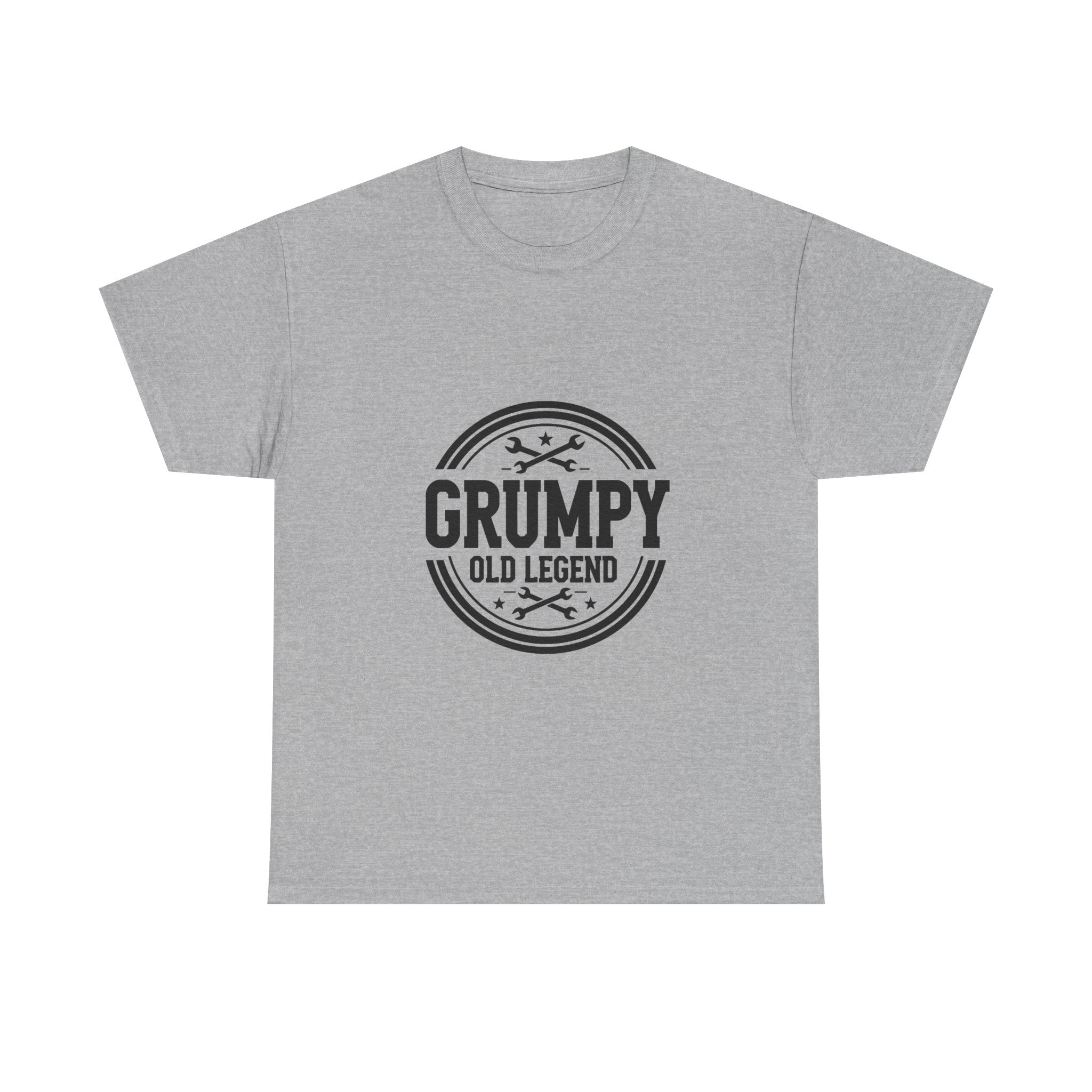 'Grumpy Old Legend' Funny Vintage Badge T-Shirt