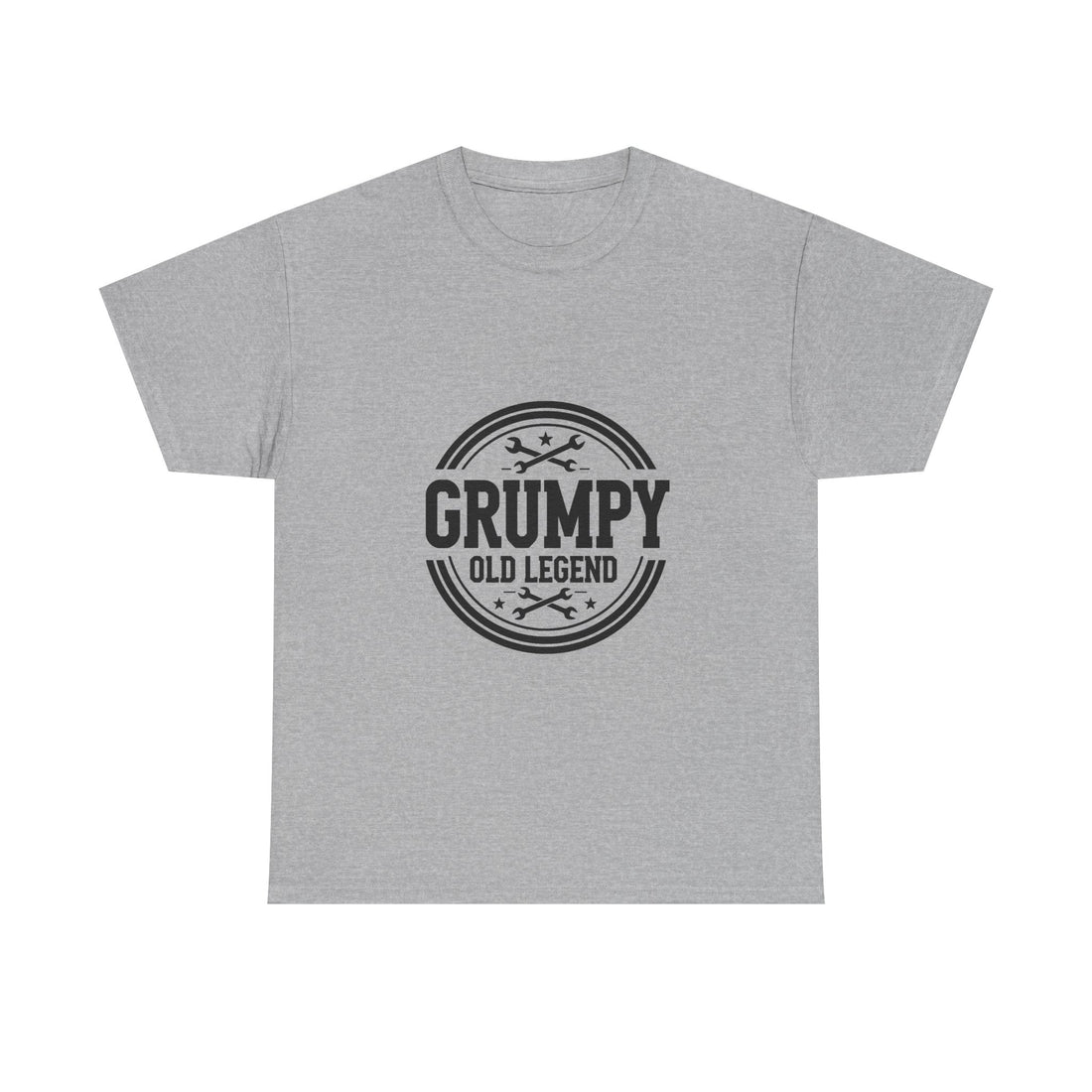 'Grumpy Old Legend' Funny Vintage Badge T-Shirt