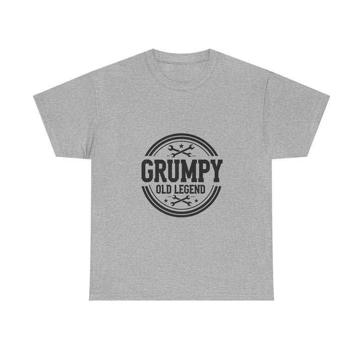 'Grumpy Old Legend' Funny Vintage Badge T-Shirt