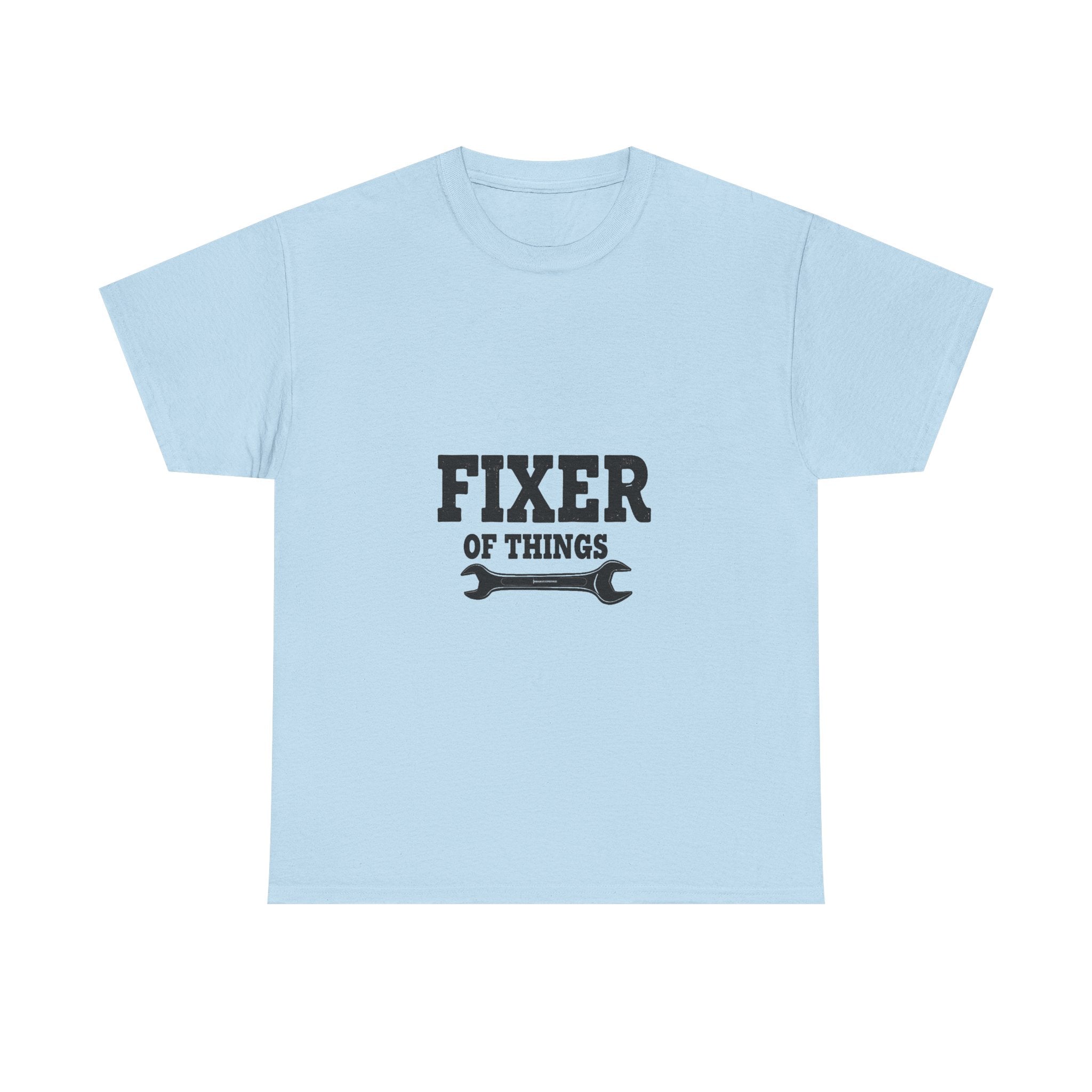 'Fixer of Things' Wrench Graphic T-Shirts for DIYers & Handymen