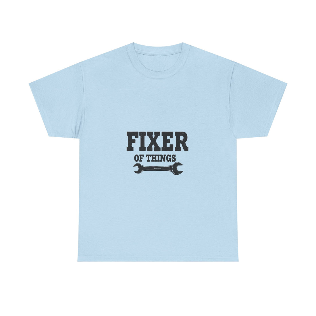 'Fixer of Things' Wrench Graphic T-Shirts for DIYers & Handymen