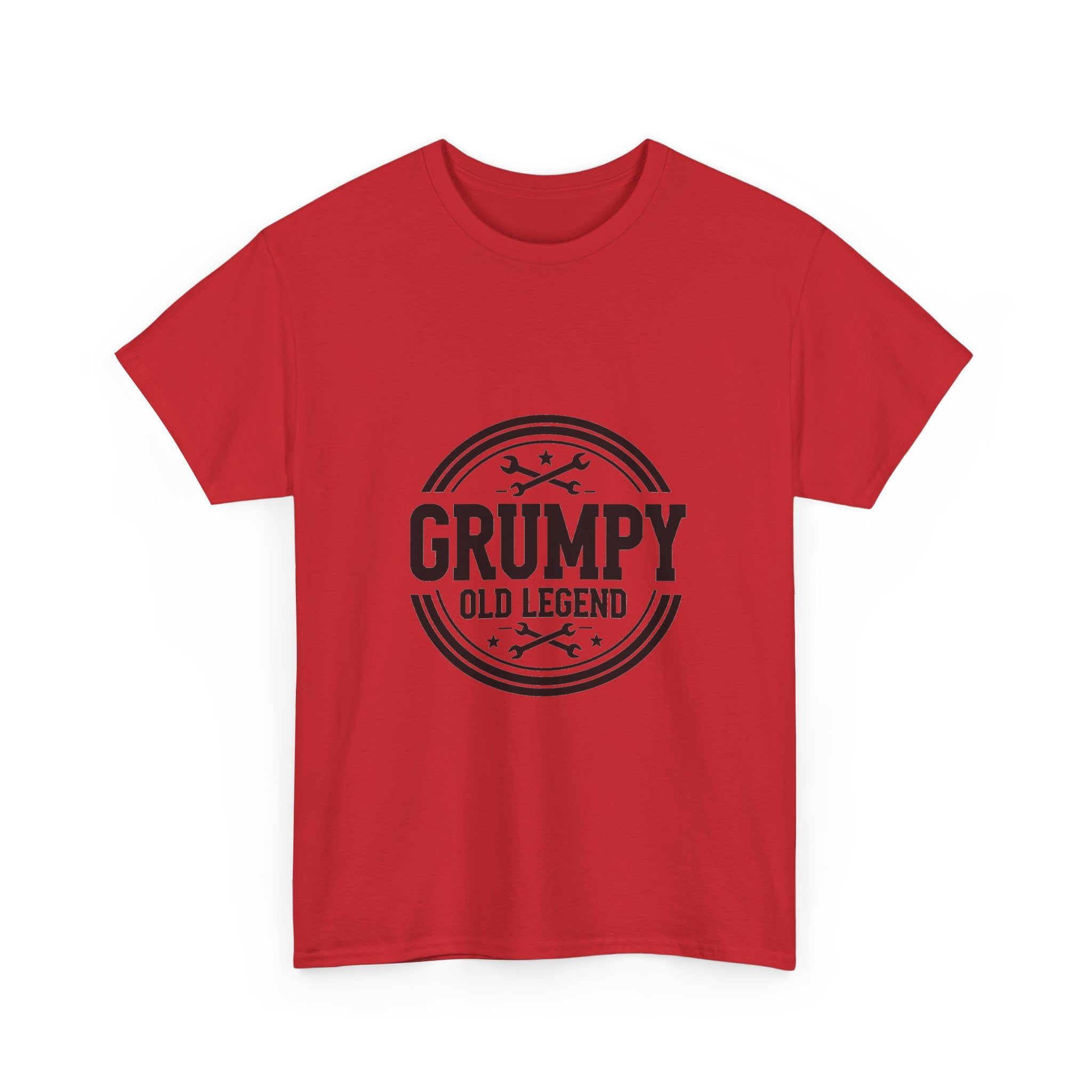 'Grumpy Old Legend' Funny Vintage Badge T-Shirt