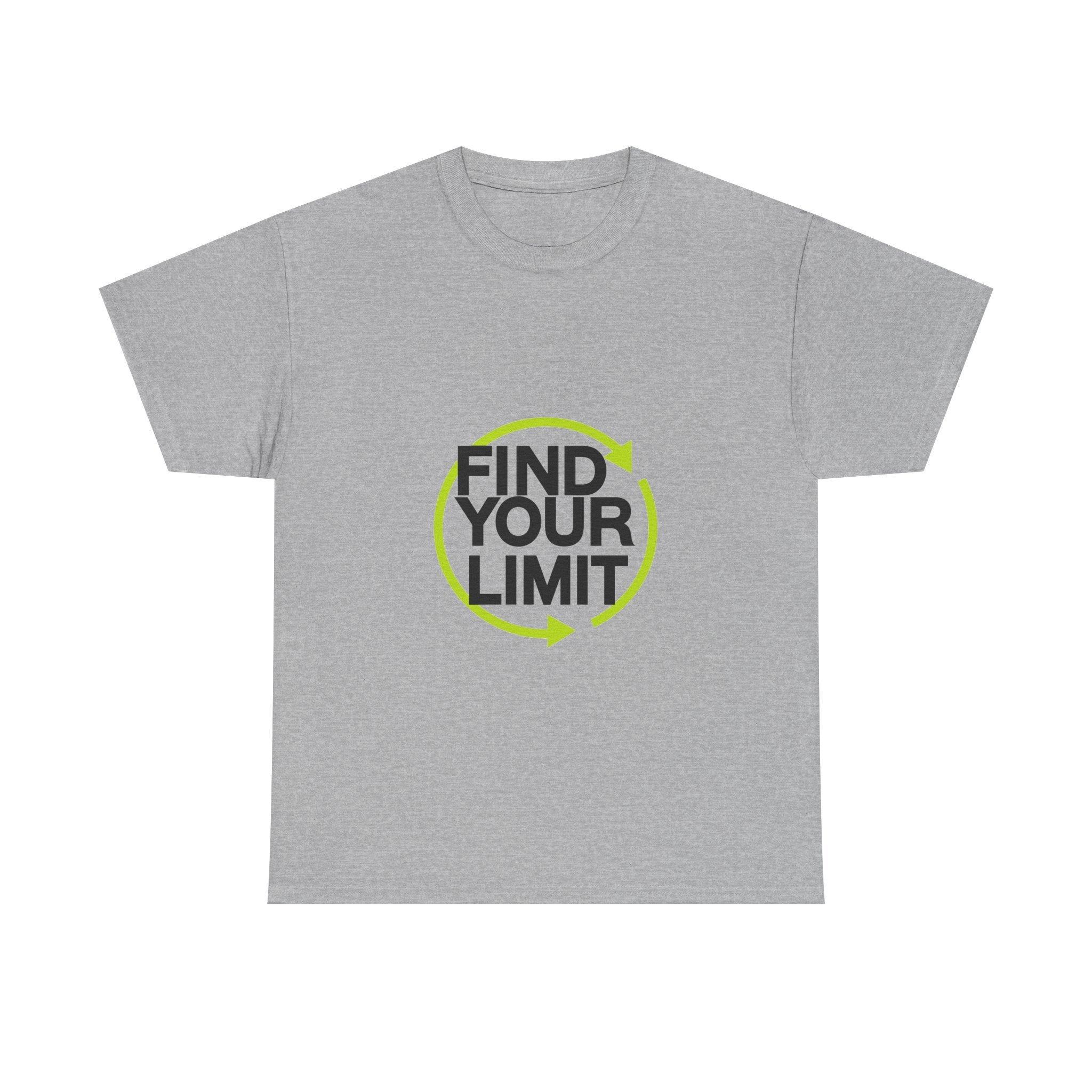 Find Your Limit Graphic Fitness T‑Shirt