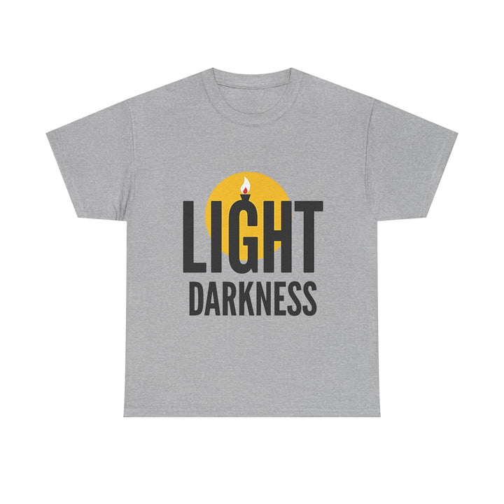'Light Darkness' Candle Graphic Inspirational T-Shirt