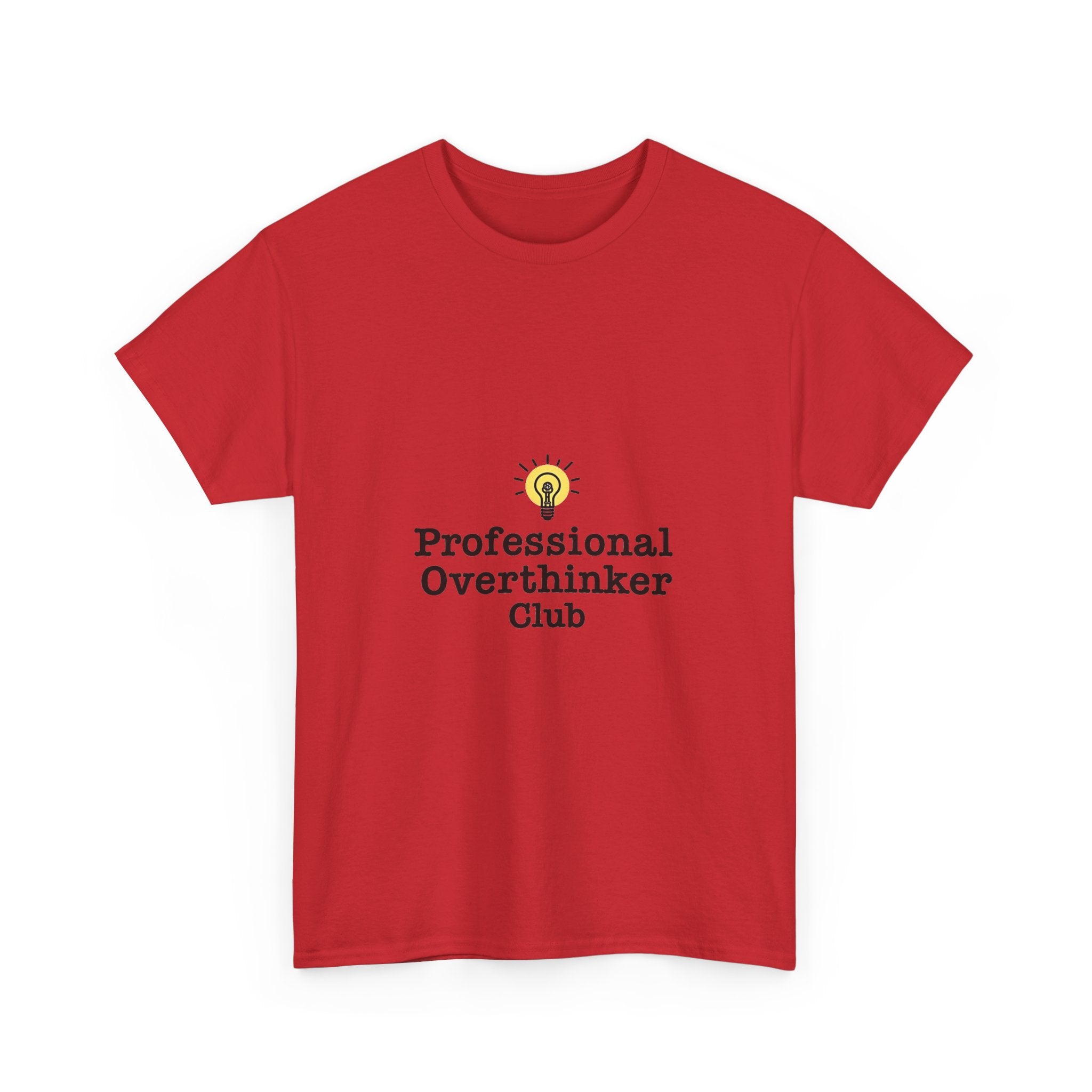 'Professional Overthinker Club' Funny Introvert T-Shirt