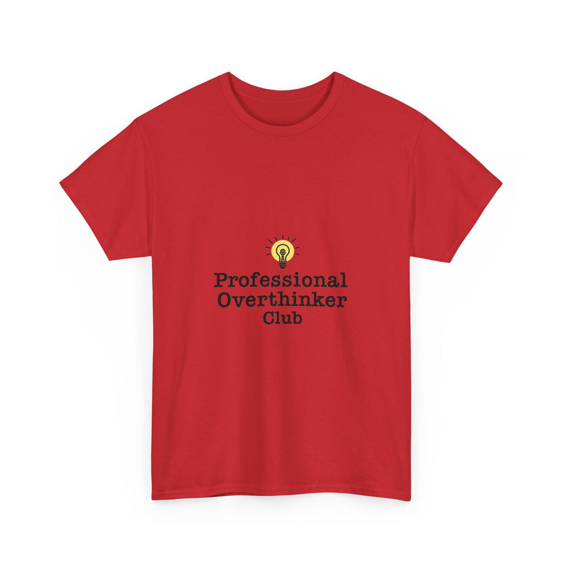 'Professional Overthinker Club' Funny Introvert T-Shirt