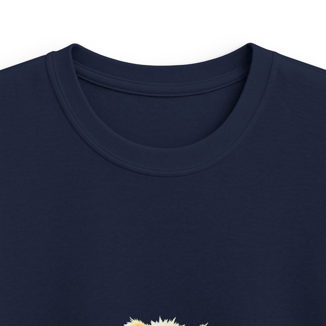 Happy Jumping Fluffy Creature Cute Cartoon T‑Shirt