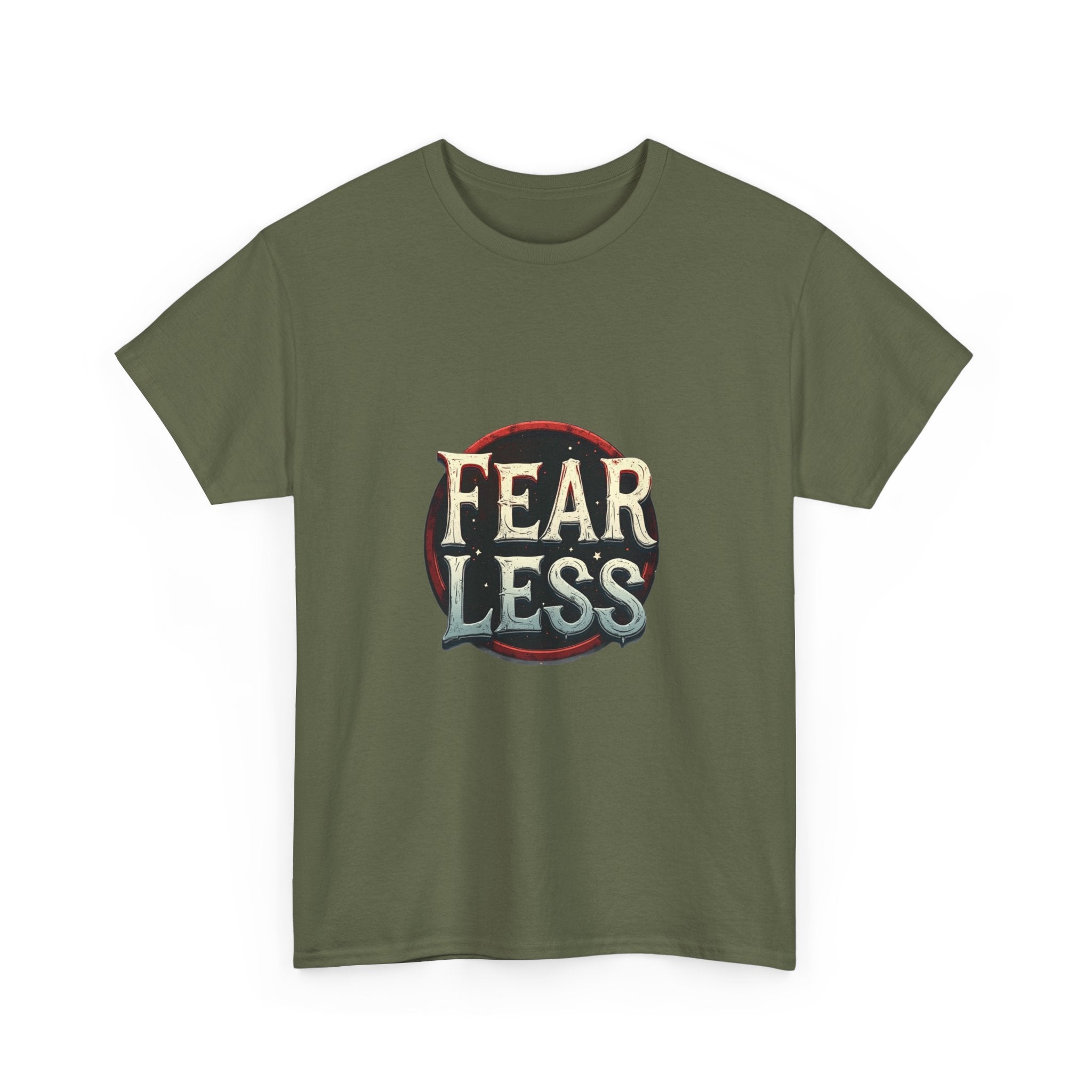 'Fearless Vintage' Graphic Retro Courage Inspirational T-Shirt