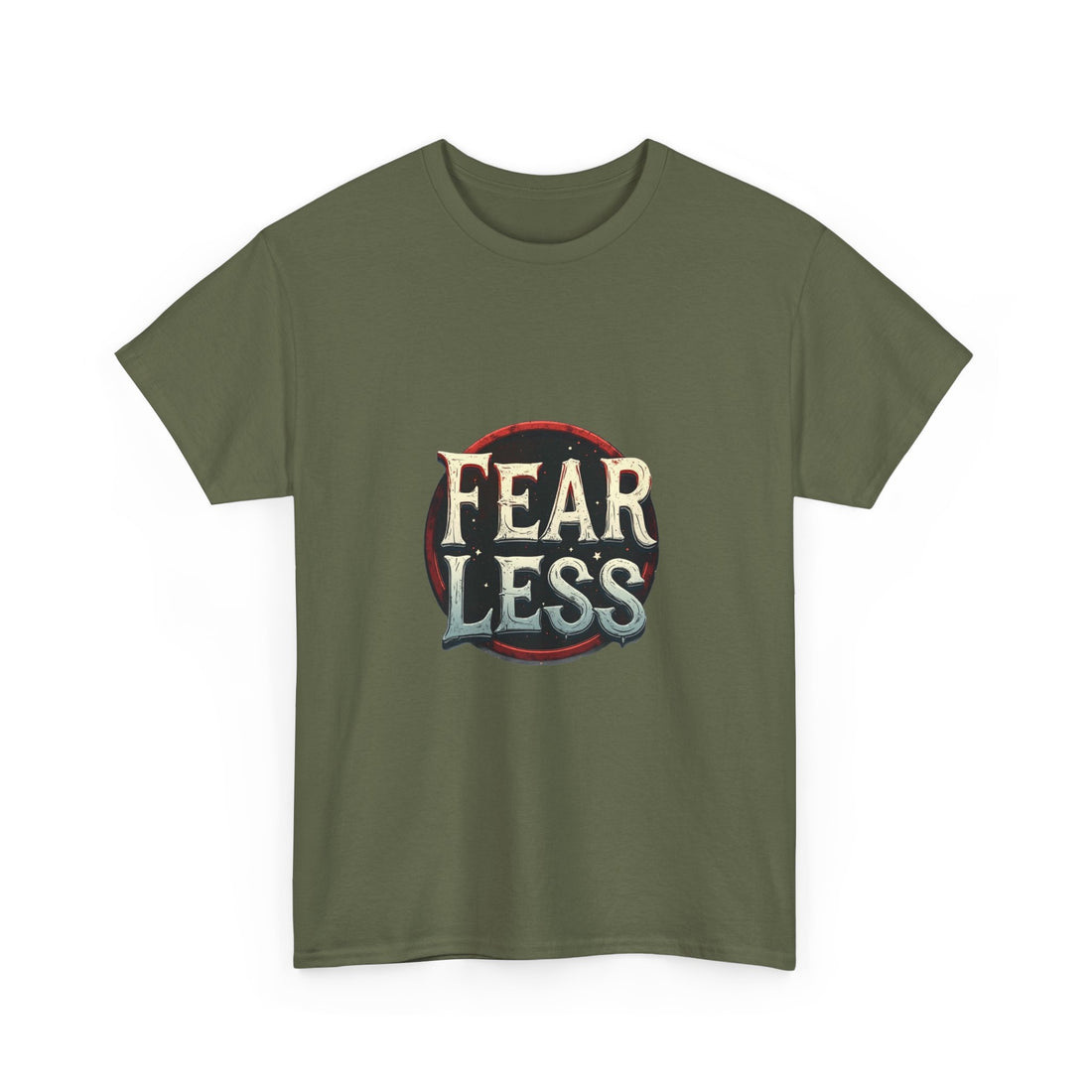 'Fearless Vintage' Graphic Retro Courage Inspirational T-Shirt