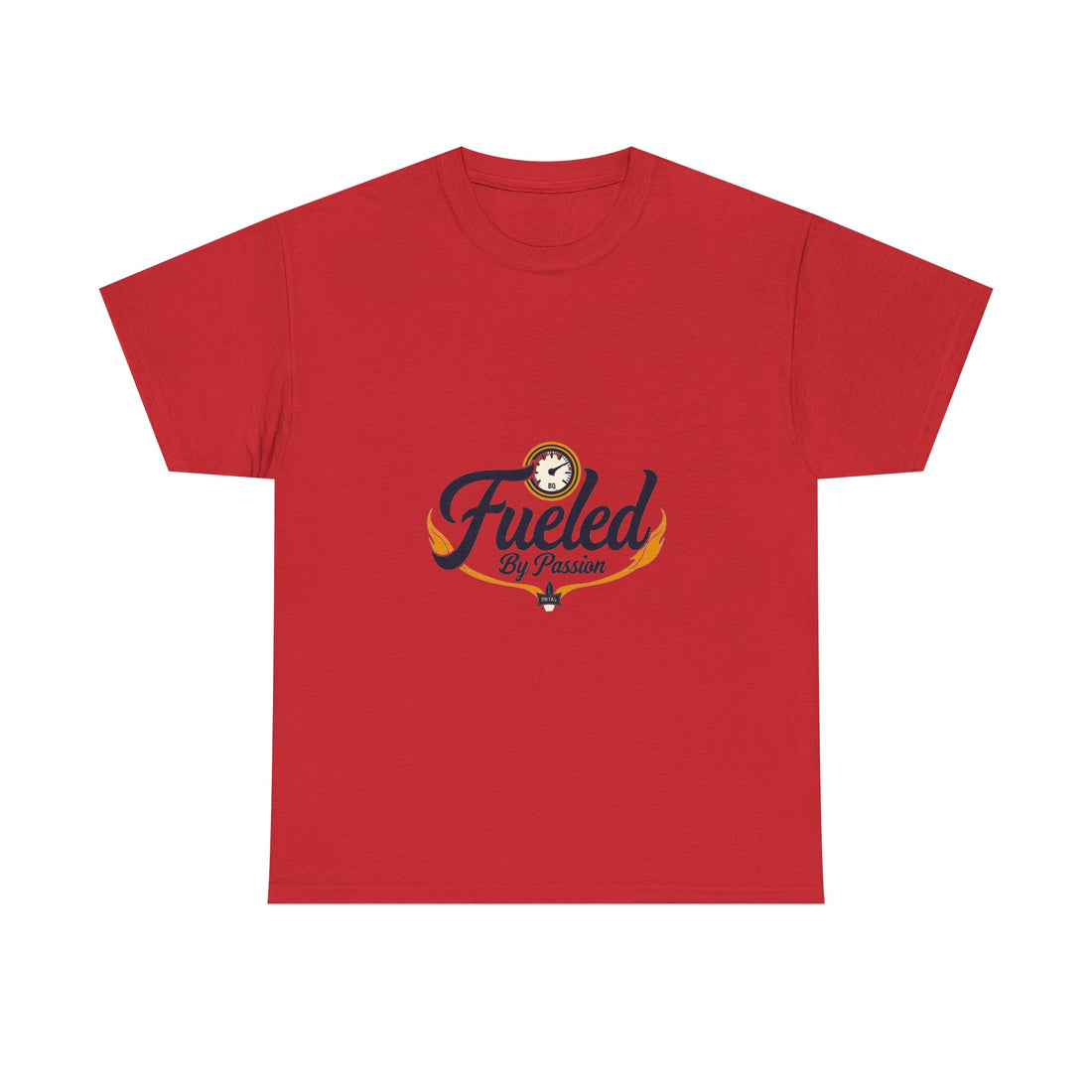 'Fueled By Passion' Retro Fuel Gauge Graphic T-Shirt