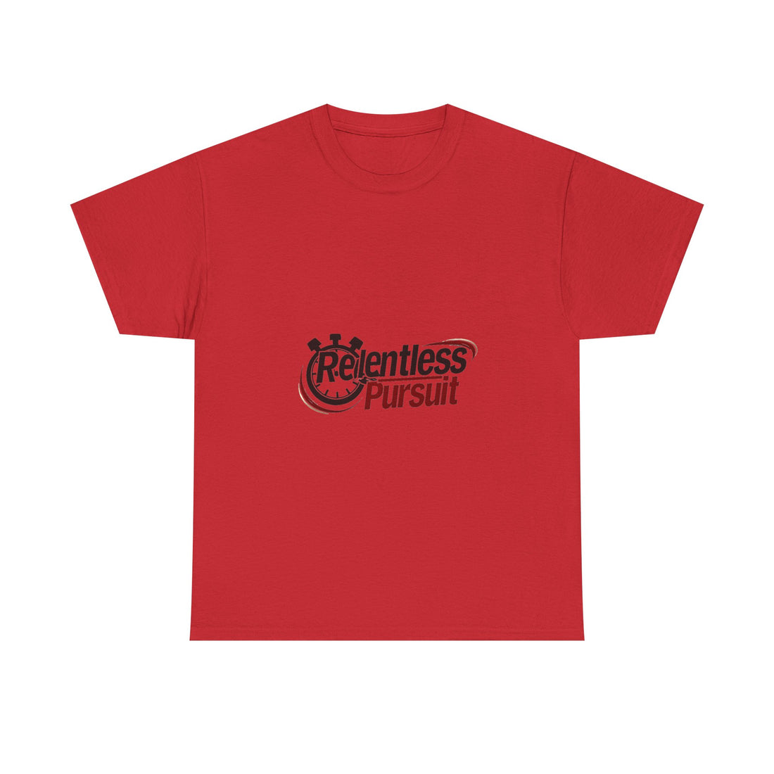 Relentless Pursuit Graphic Motivational Stopwatch Design T-Shirt