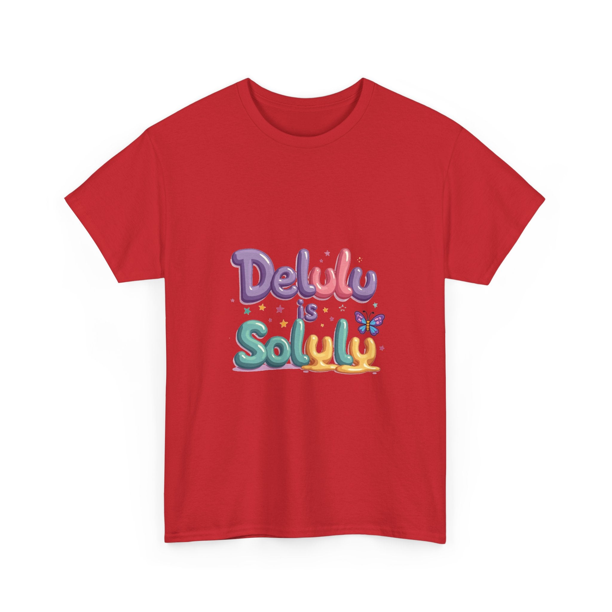 'Delulu Is Solulu' Cute Graphic T-Shirt