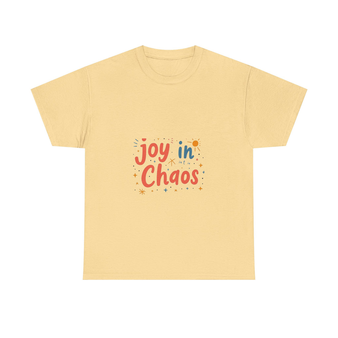 'Joy in Chaos' Positive Graphic T-Shirt