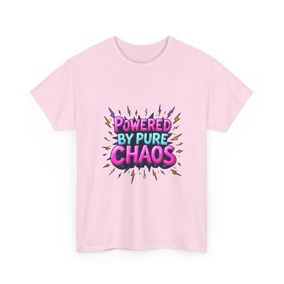 'Powered By Pure Chaos' Graphic T-Shirt