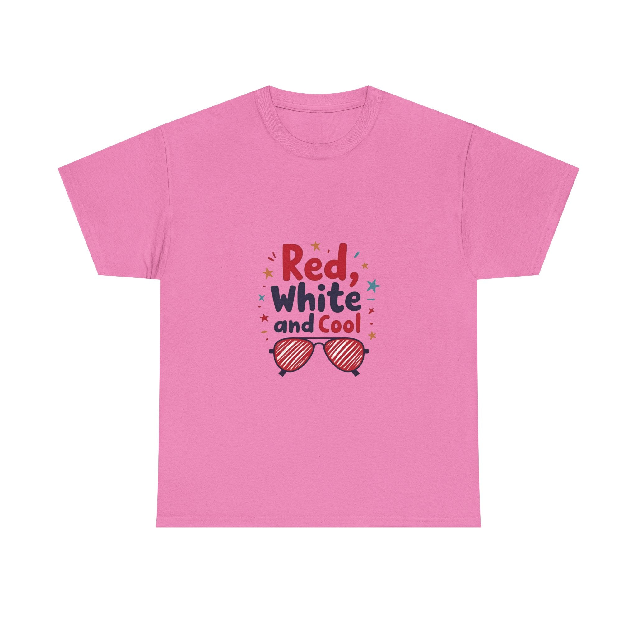 Patriotic "Red, White and Cool" 4th of July Sunglasses T-Shirt