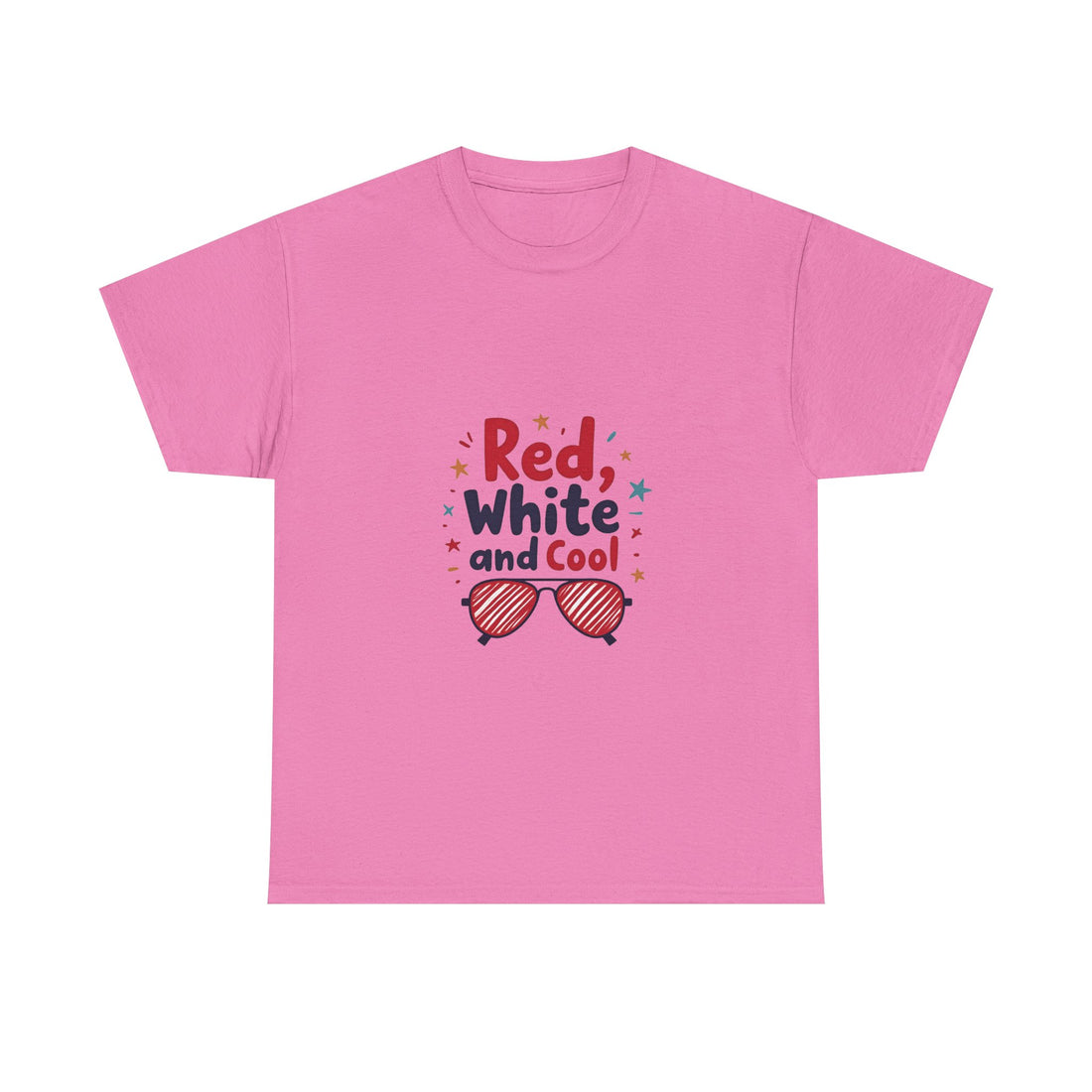 Patriotic "Red, White and Cool" 4th of July Sunglasses T-Shirt
