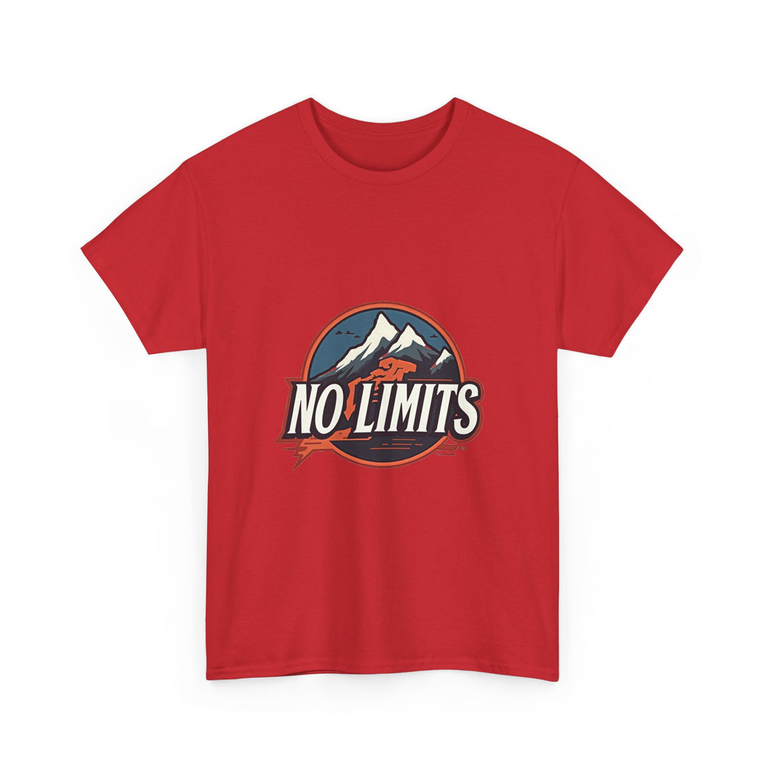 'No Limits' Mountain Adventure Graphic T-Shirt
