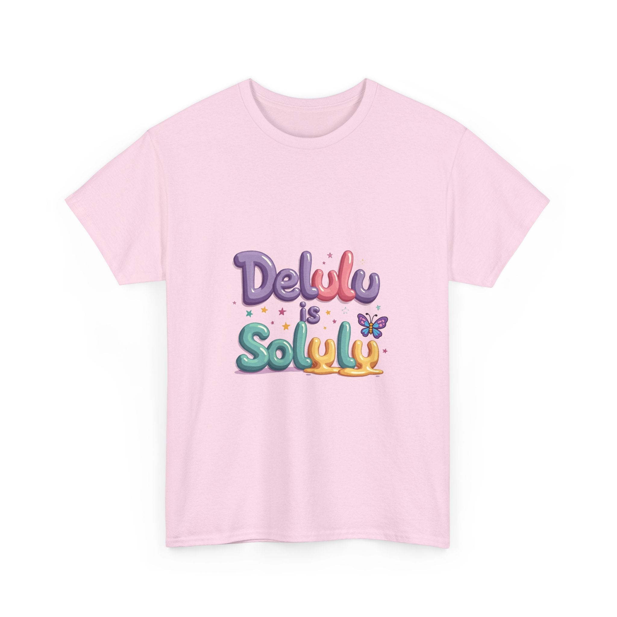 'Delulu Is Solulu' Cute Graphic T-Shirt