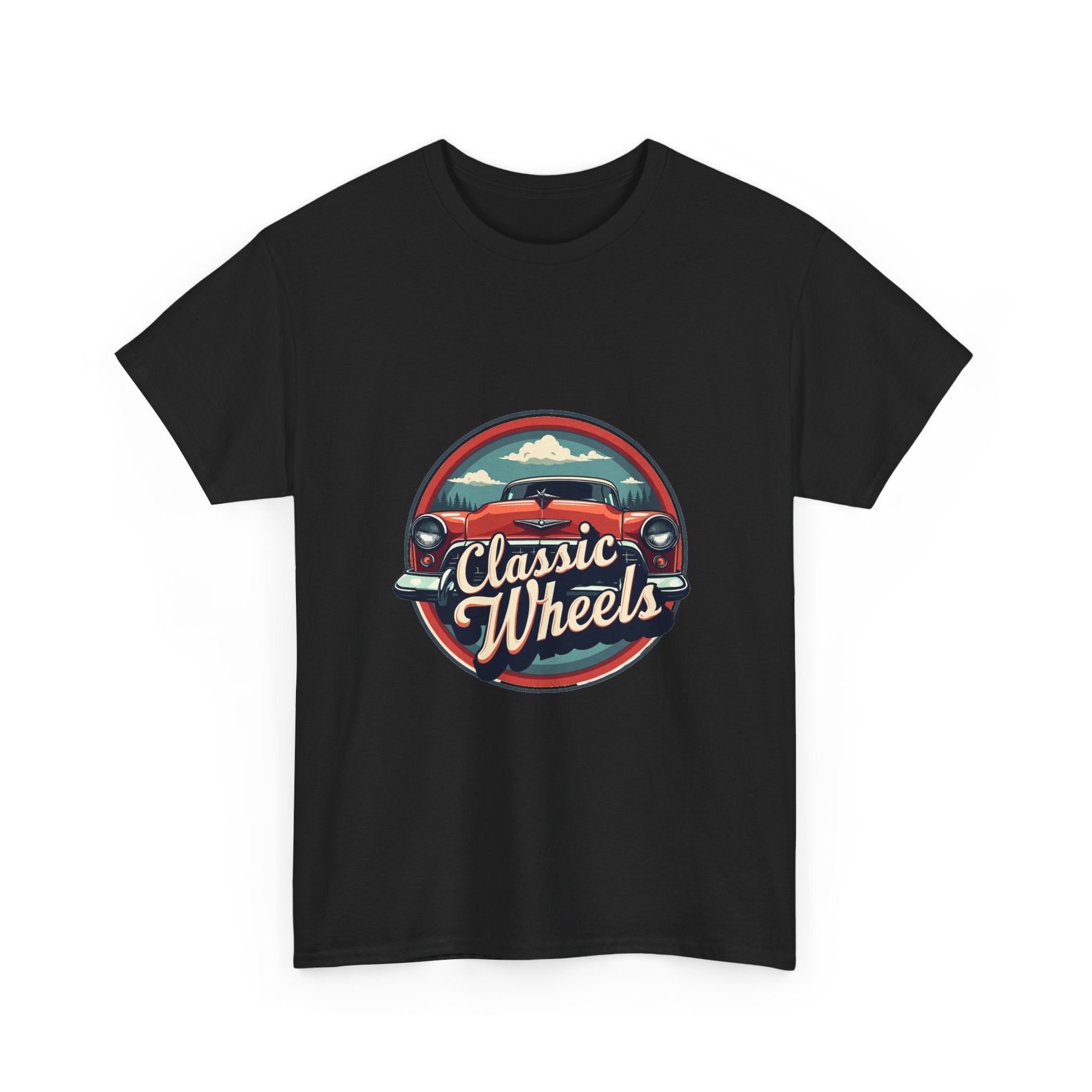 Classic Wheels Retro Car Vintage Automotive T-Shirt