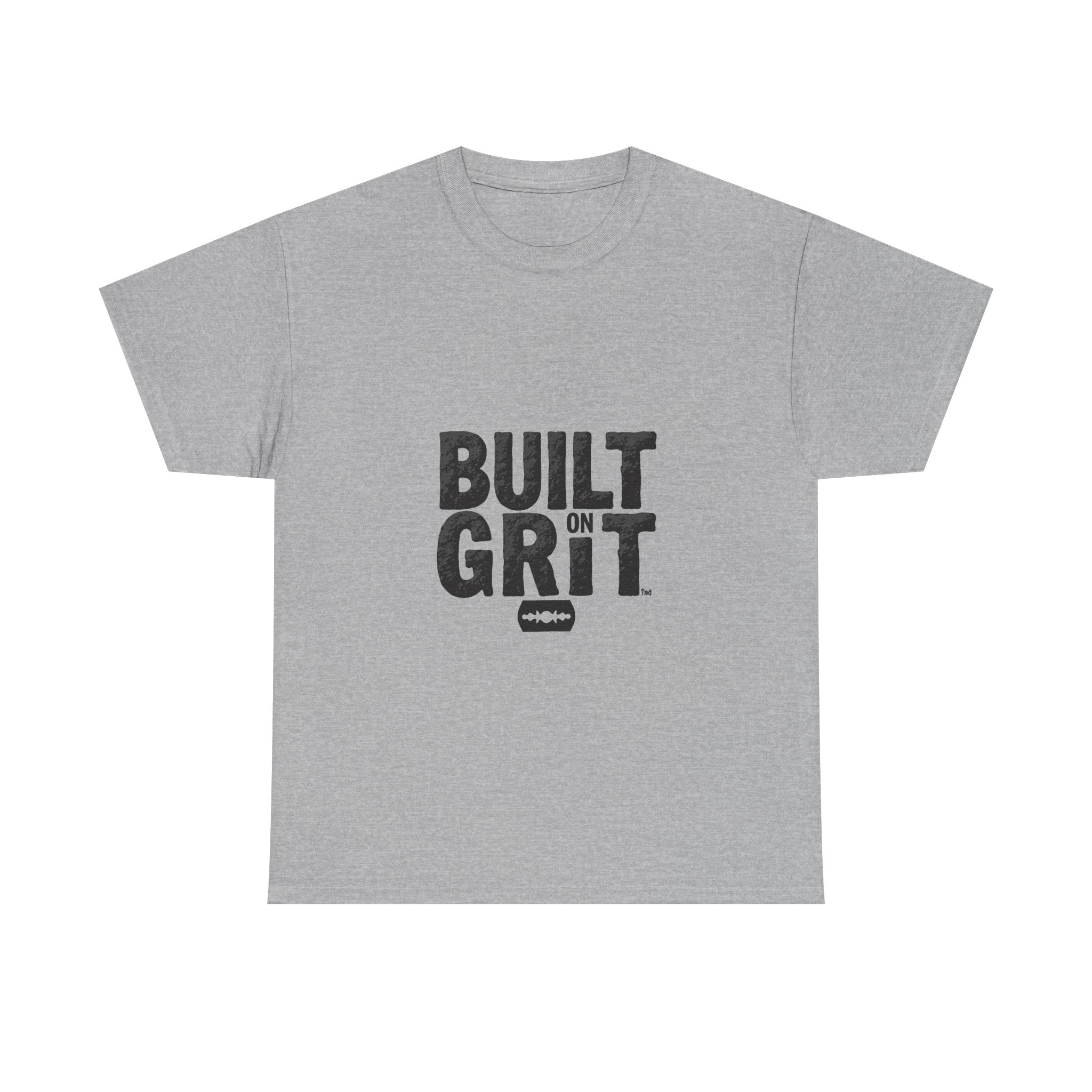 Built on Grit Motivational Graphic T-Shirt