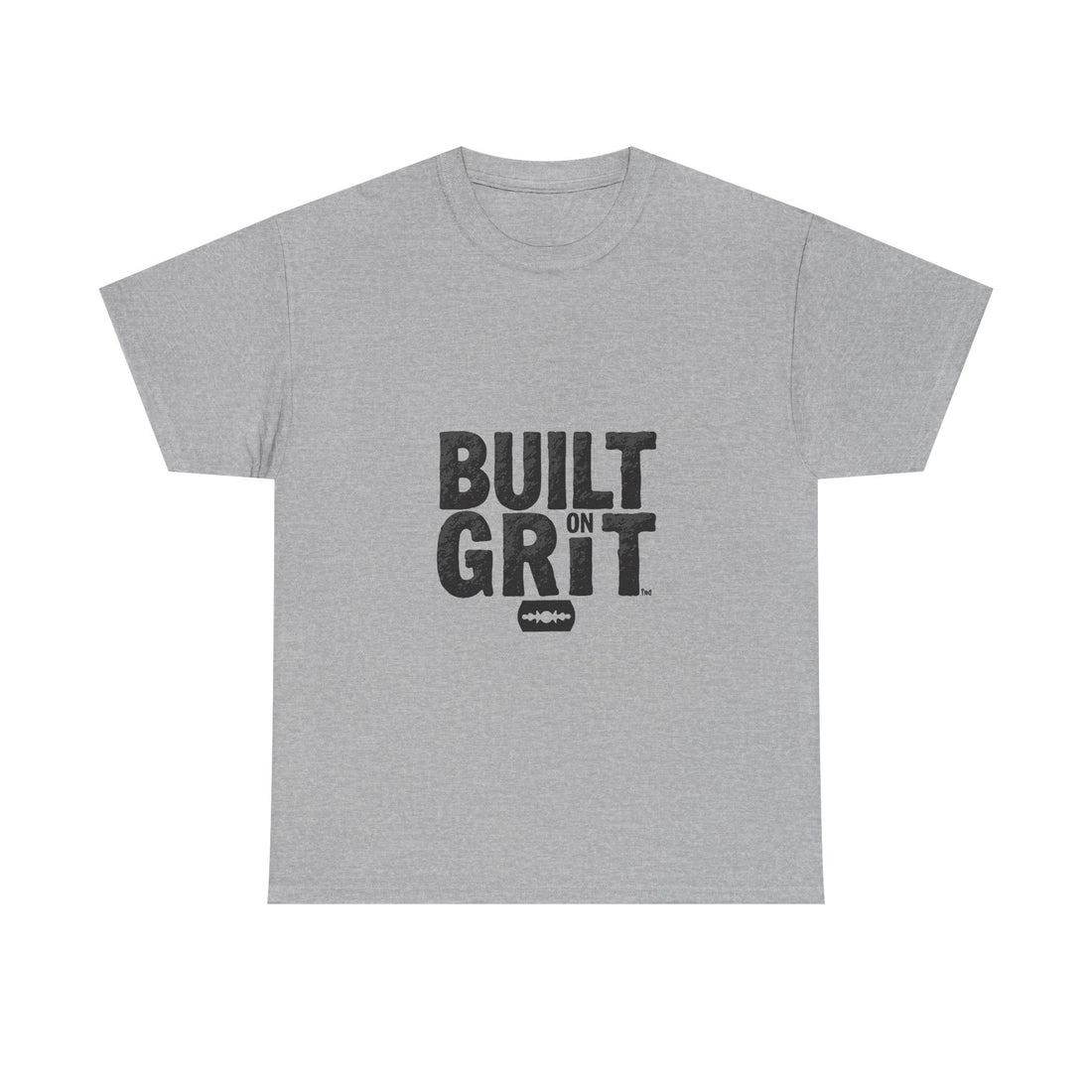 Built on Grit Motivational Graphic T-Shirt