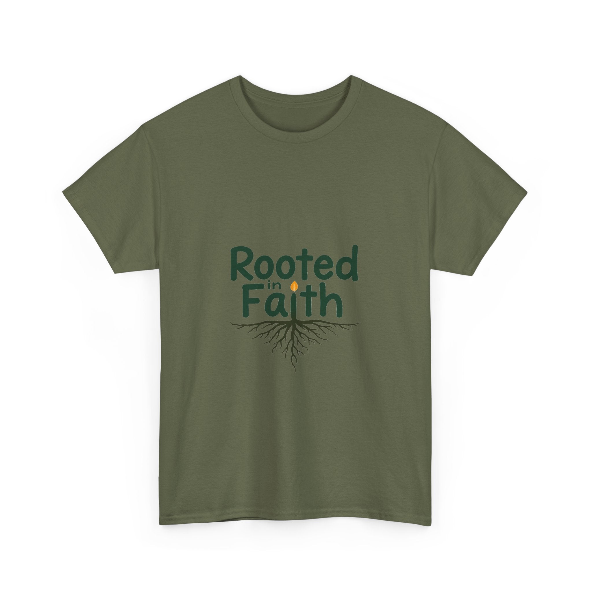 'Rooted in Faith' Christian Inspirational T-Shirt