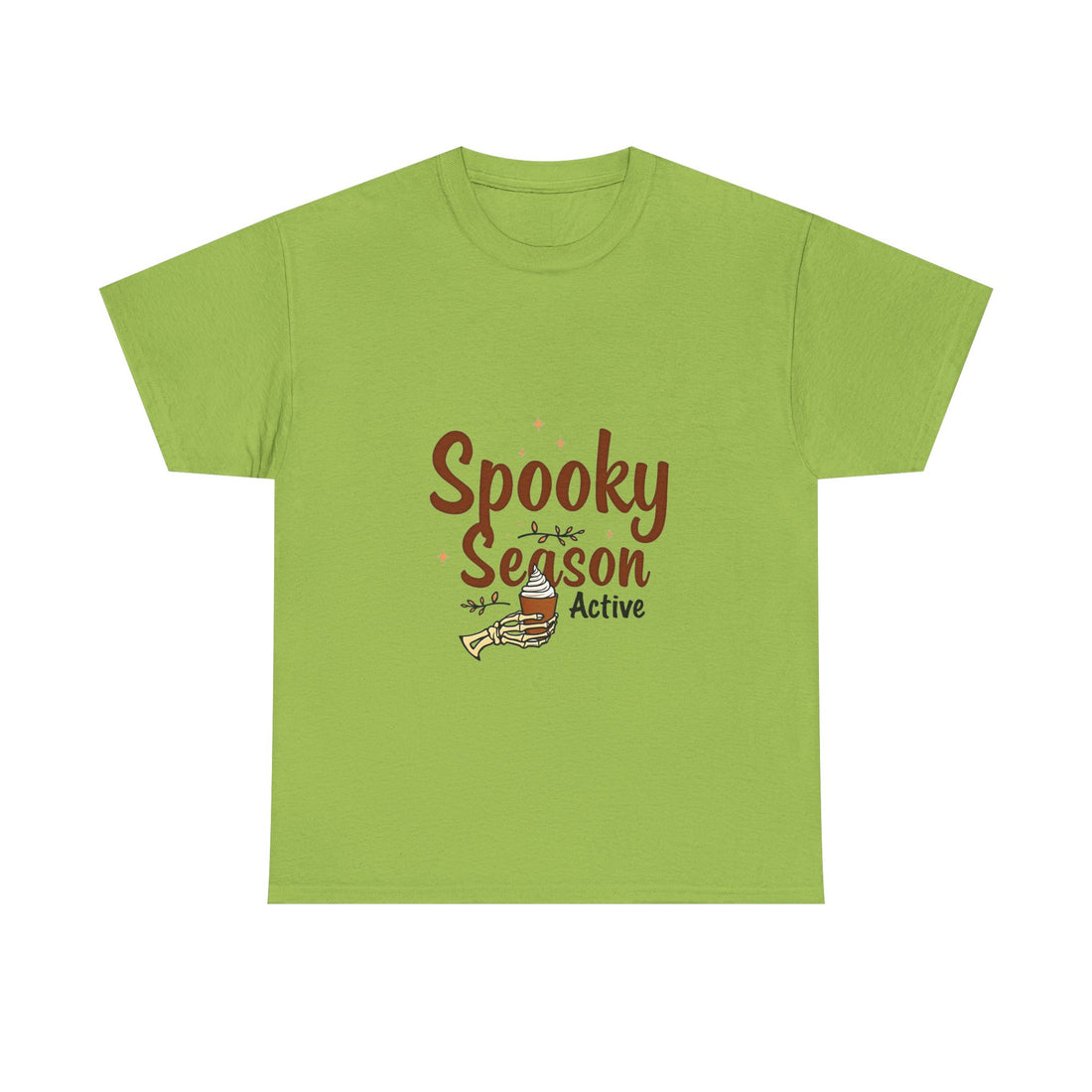 'Spooky Season Active' T-Shirt Halloween Pumpkin Graphic Tee