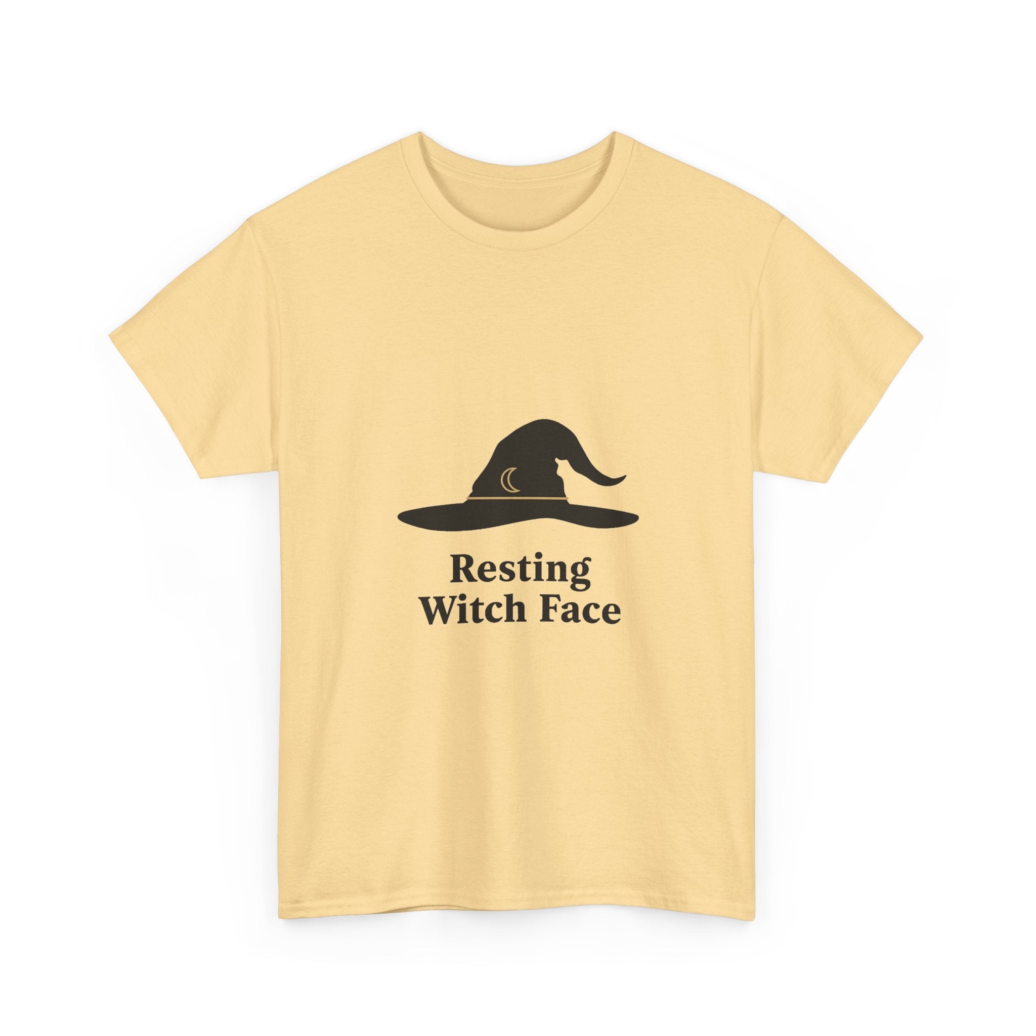 "Resting Witch Face" Witch Hat Funny Halloween T-Shirt