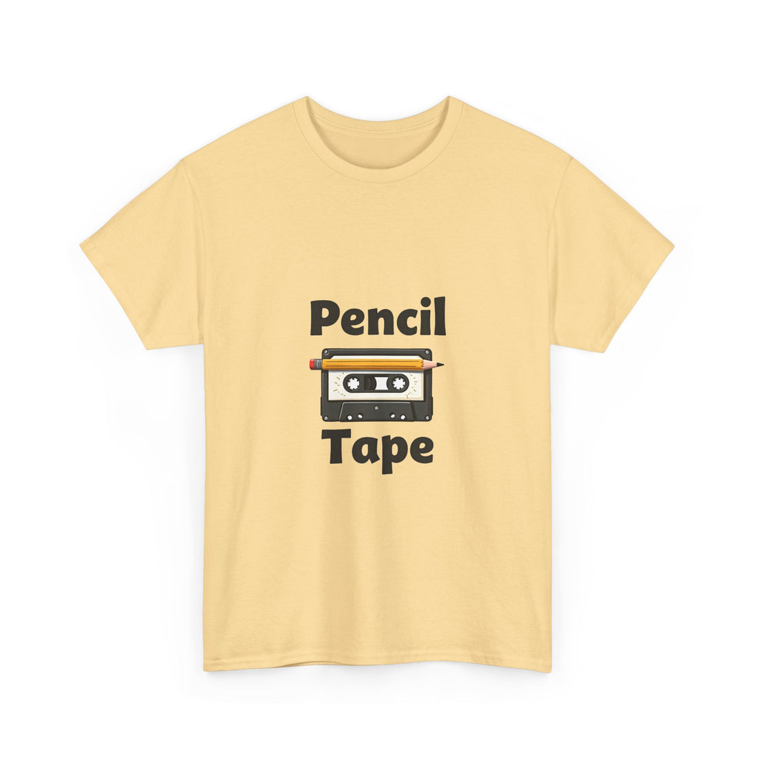 'Pencil Tape' Vintage Cassette Graphic T-Shirt