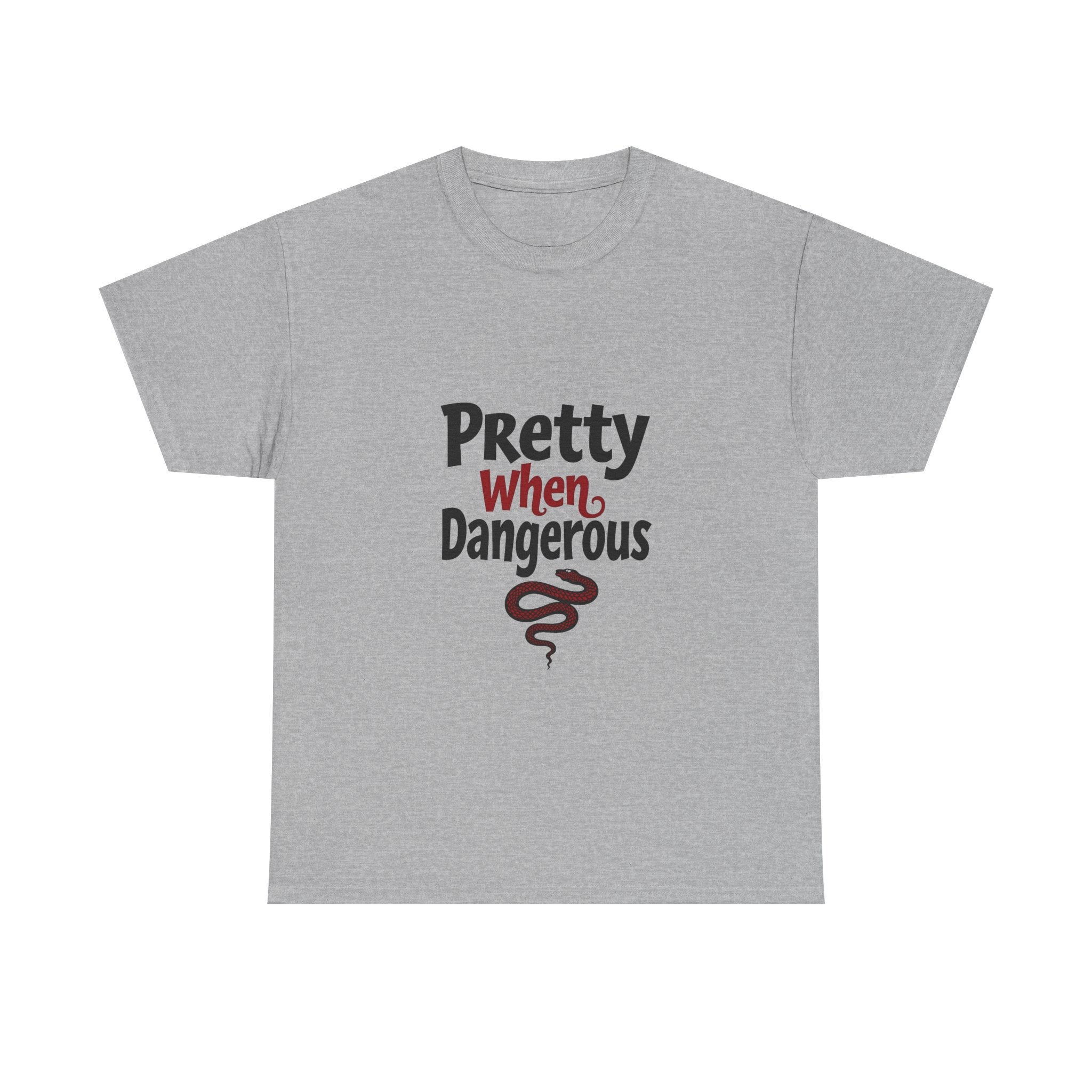 Pretty When Dangerous Bold Snake Graphic T-Shirt