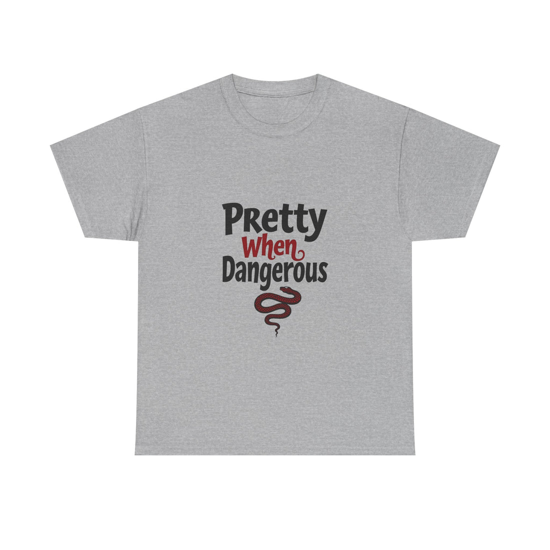 Pretty When Dangerous Bold Snake Graphic T-Shirt