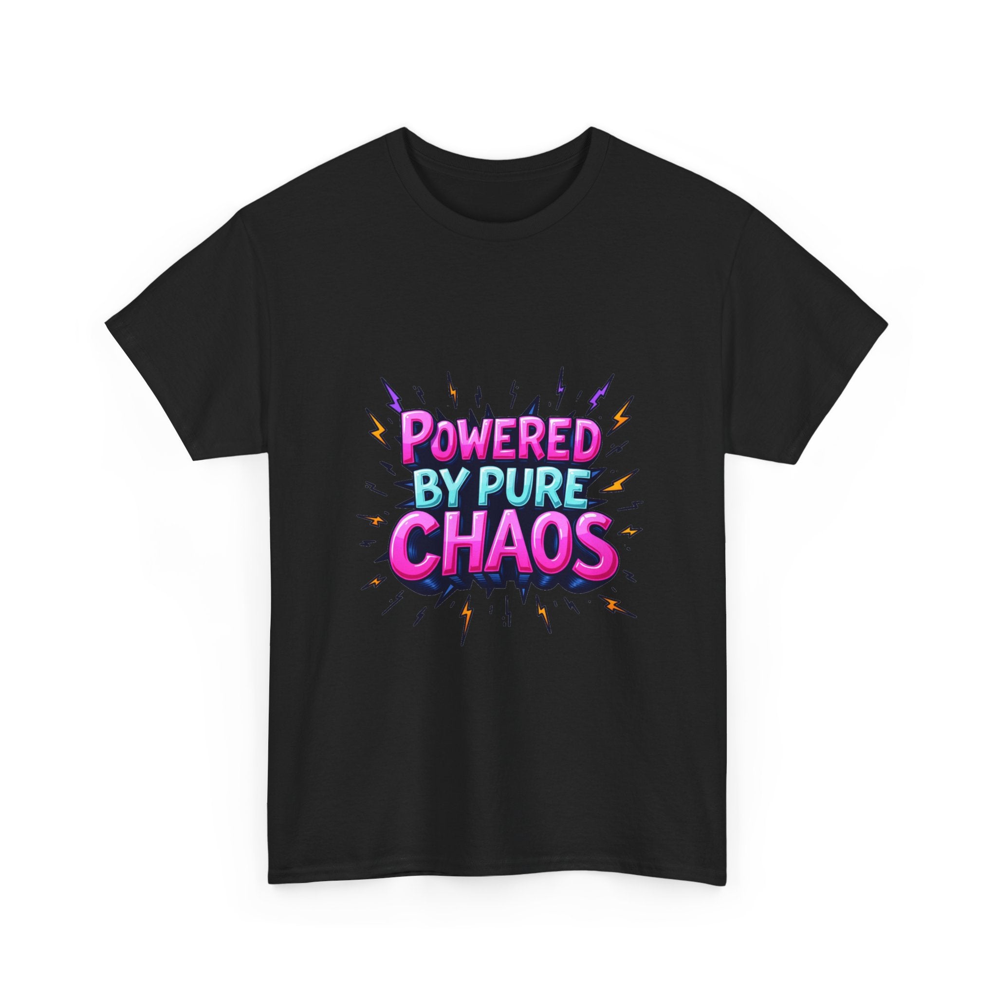'Powered By Pure Chaos' Graphic T-Shirt